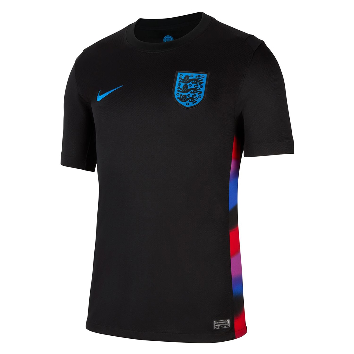 T-shirt de Homem 2.º Equipamento Inglaterra 2025 Stadium Preto-6