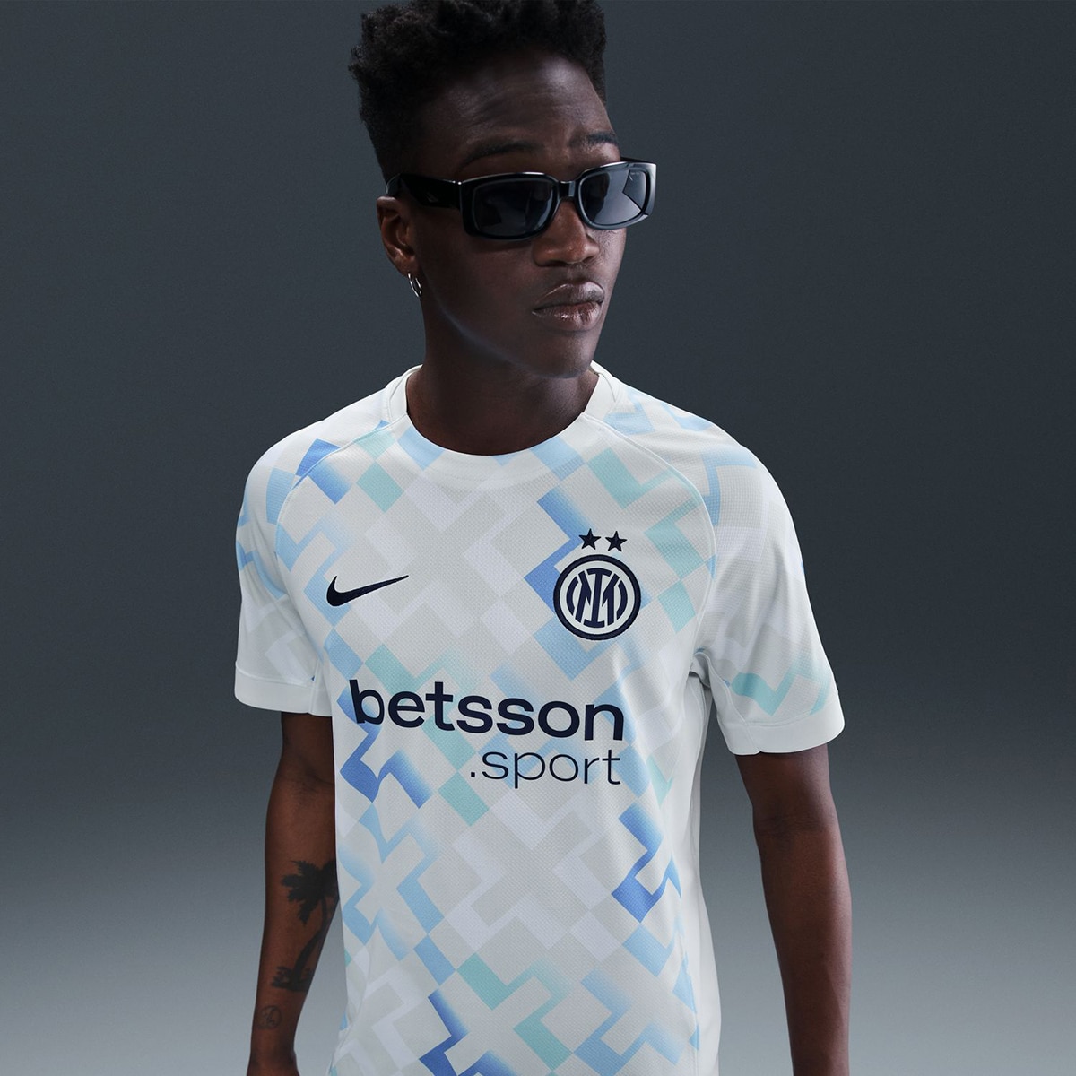 T-shirt de Homem 2.º Equipamento Inter Milan 2025-2026 Stadium Azul-2