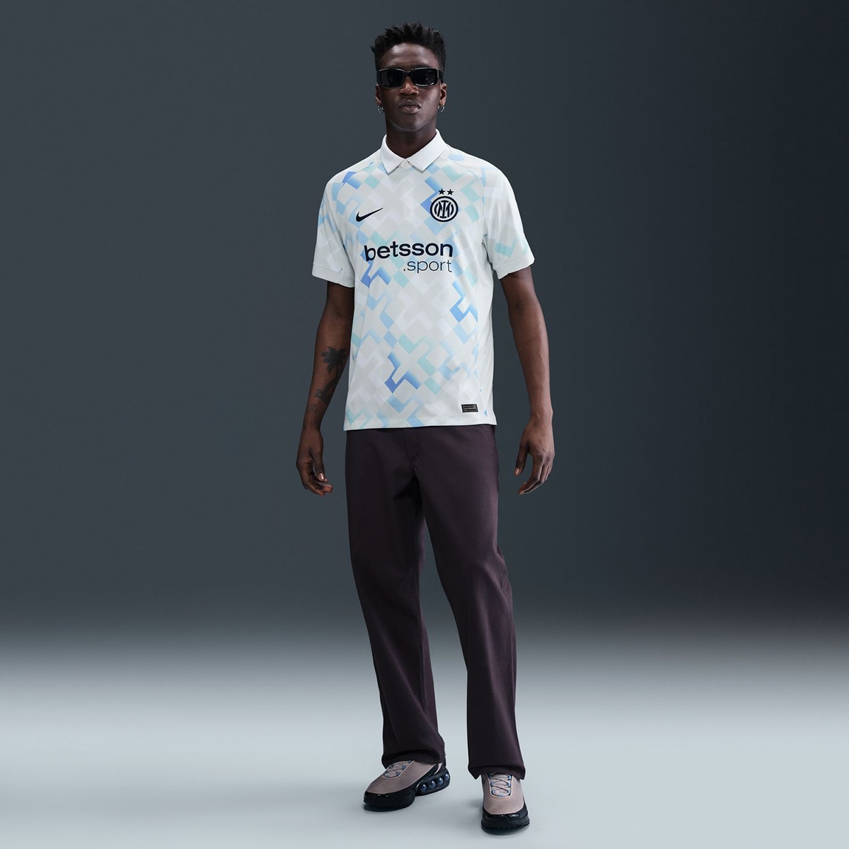 T-shirt de Homem 2.º Equipamento Inter Milan 2025-2026 Stadium Azul-4