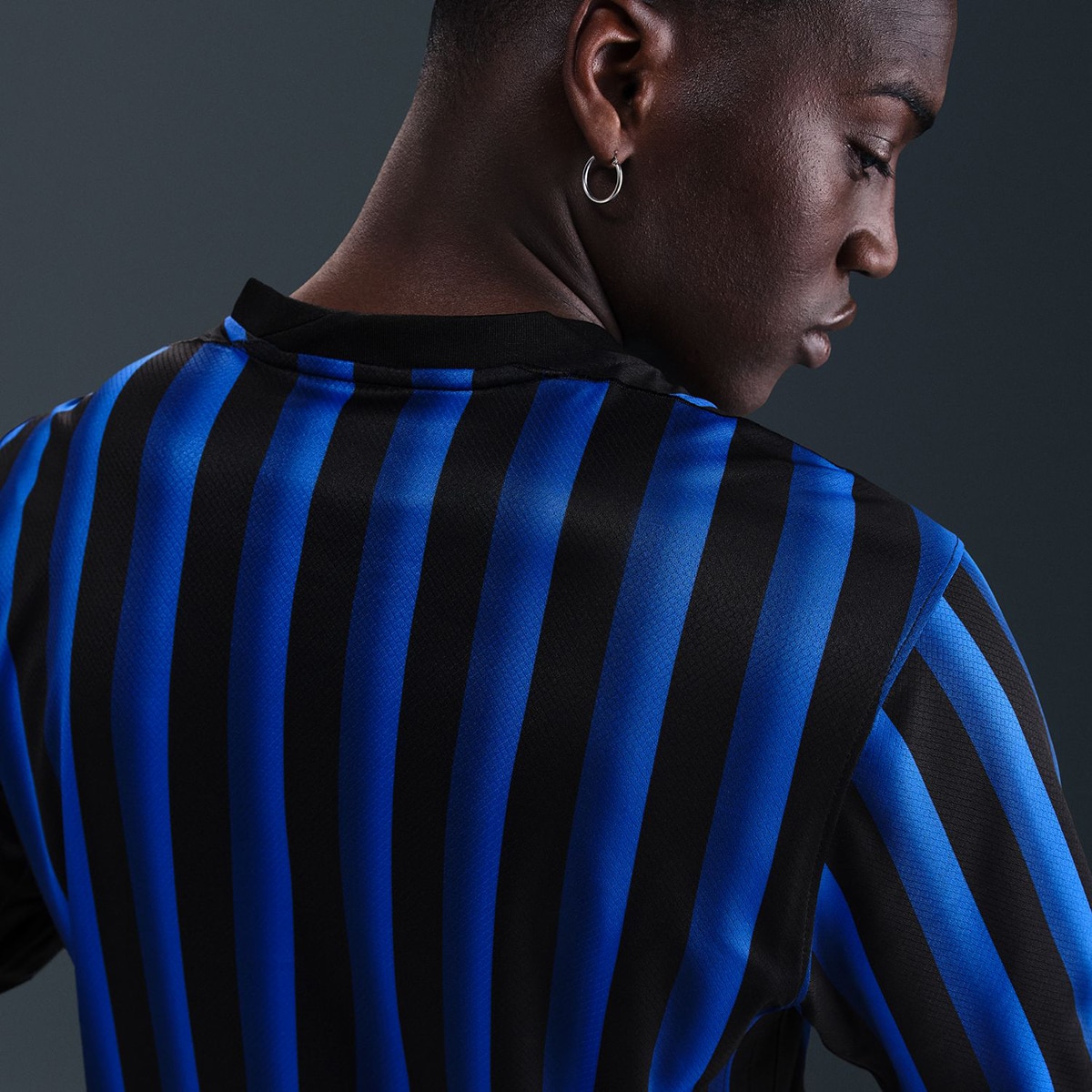 T-shirt de Homem 1.º Equipamento Inter Milan 2025-2026 Stadium Azul / Preto-3