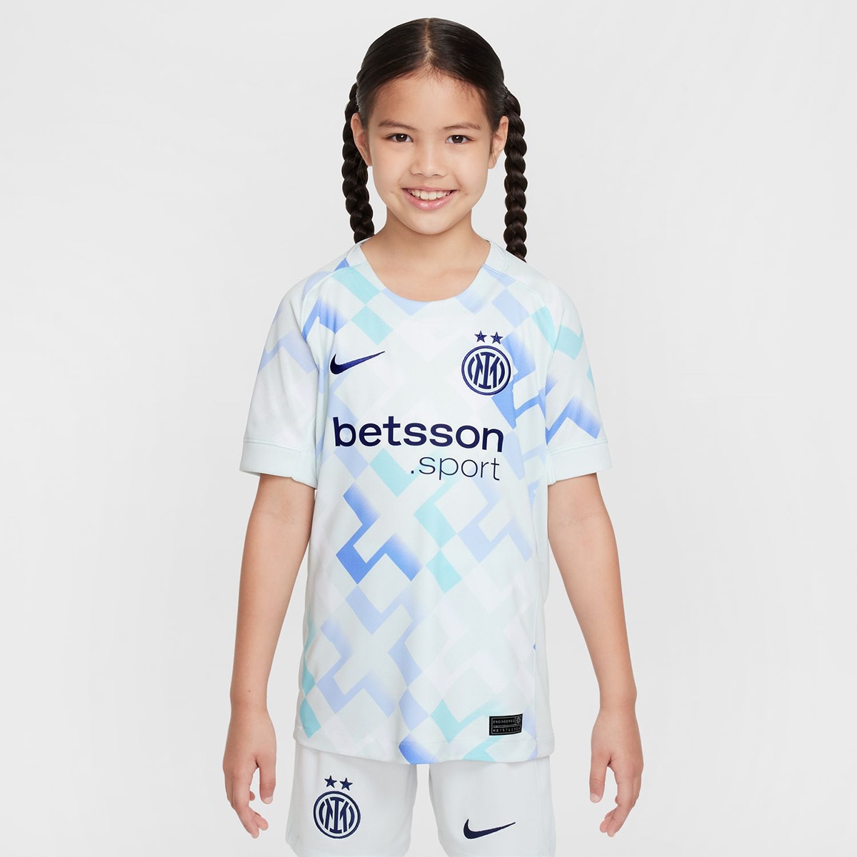 T-shirt de Criança 2.º Equipamento Inter Milan 2025-2026 Stadium Azul-1