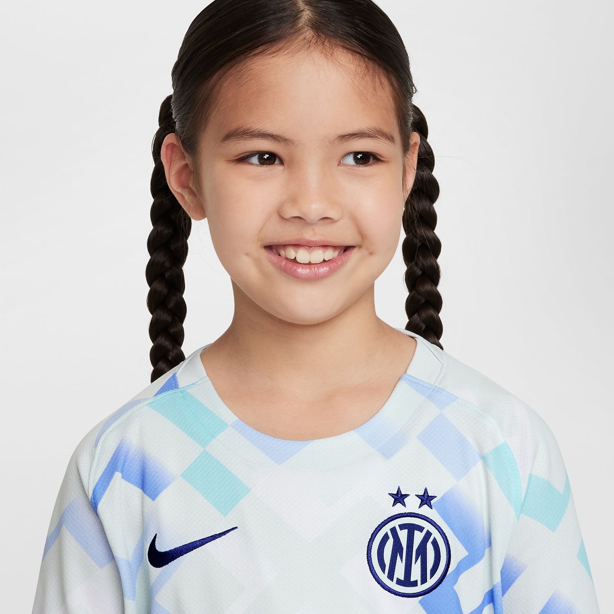 T-shirt de Criança 2.º Equipamento Inter Milan 2025-2026 Stadium Azul-6