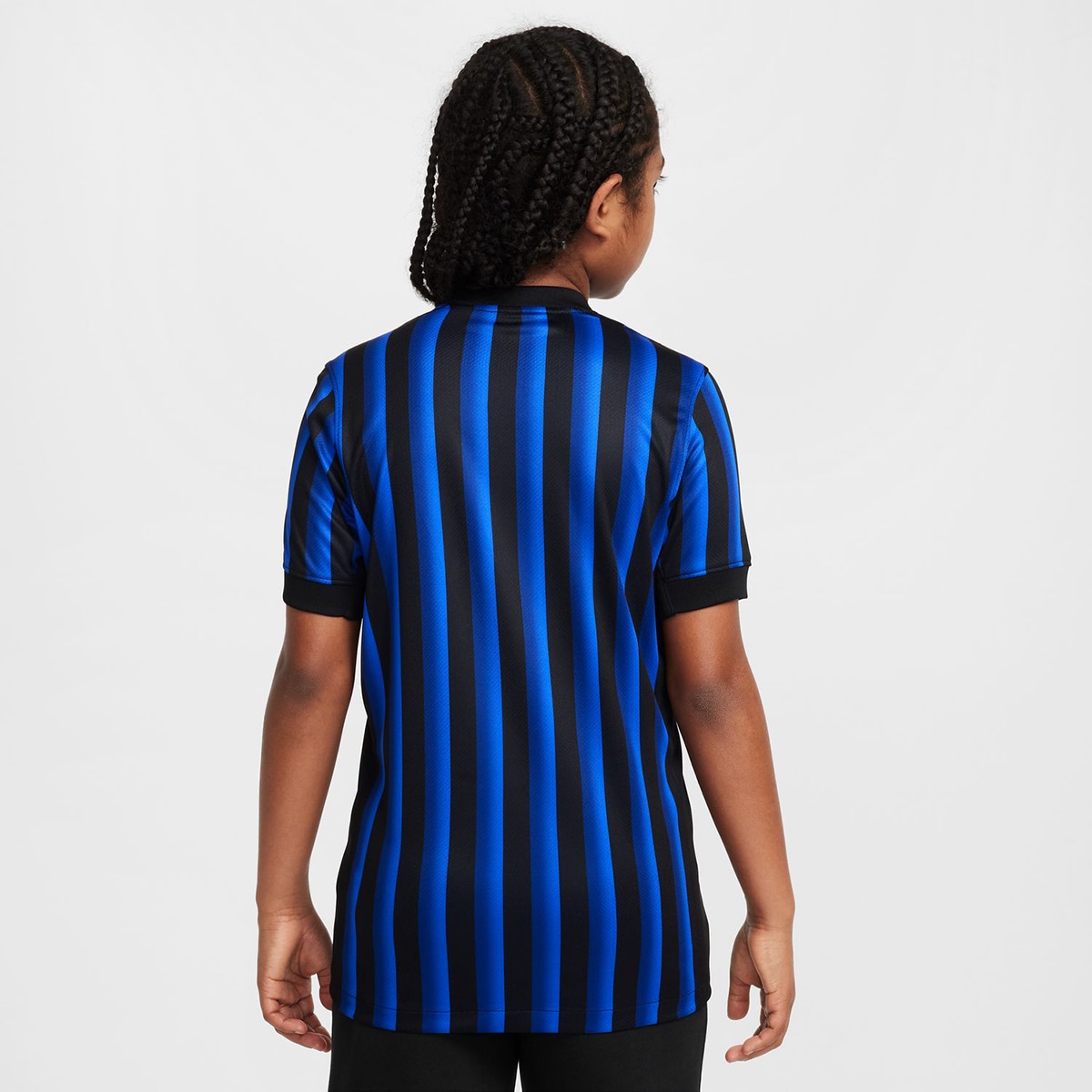 T-shirt de Criança 1.º Equipamento Inter Milan 2025-2026 Stadium Azul / Preto-2