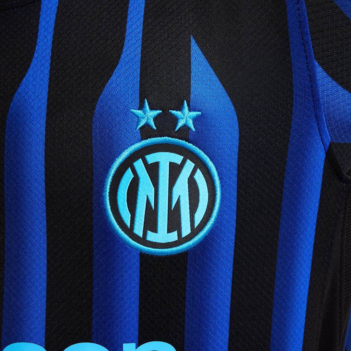 T-shirt de Criança 1.º Equipamento Inter Milan 2025-2026 Stadium Azul / Preto-3