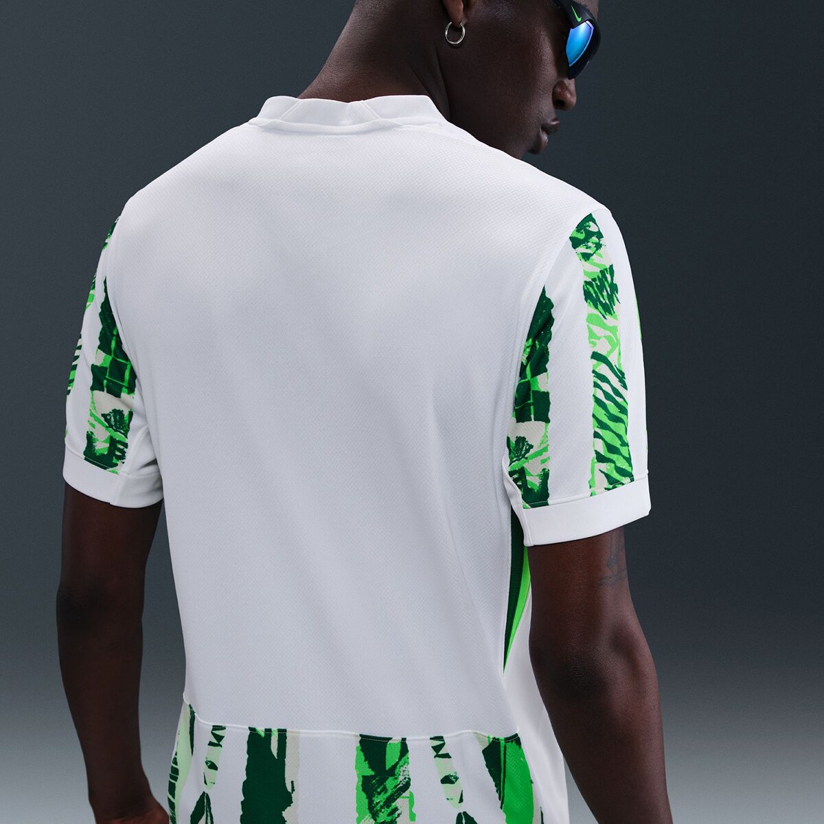 T-shirt de Homem 2.º Equipamento Nigéria NFF 2025 Stadium Branco-4