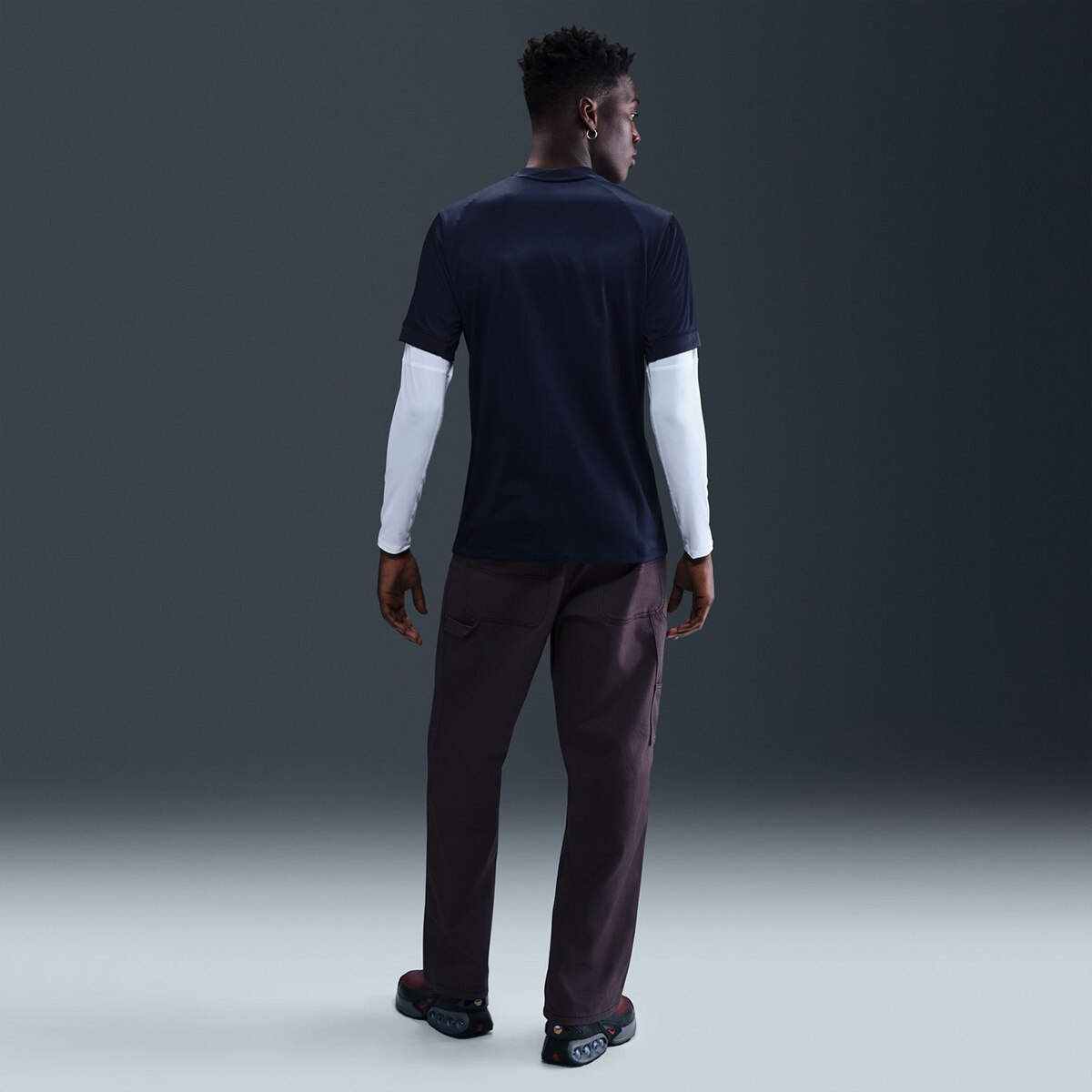 T-shirt de Homem 1.º Equipamento Paris Saint-Germain PSG 2025-2026 Stadium Azul-marinho-2