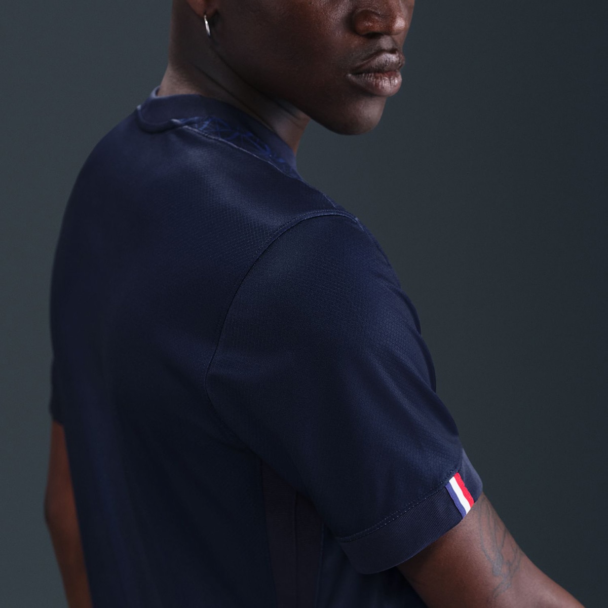 T-shirt de Homem 1.º Equipamento Paris Saint-Germain PSG 2025-2026 Stadium Azul-marinho-4