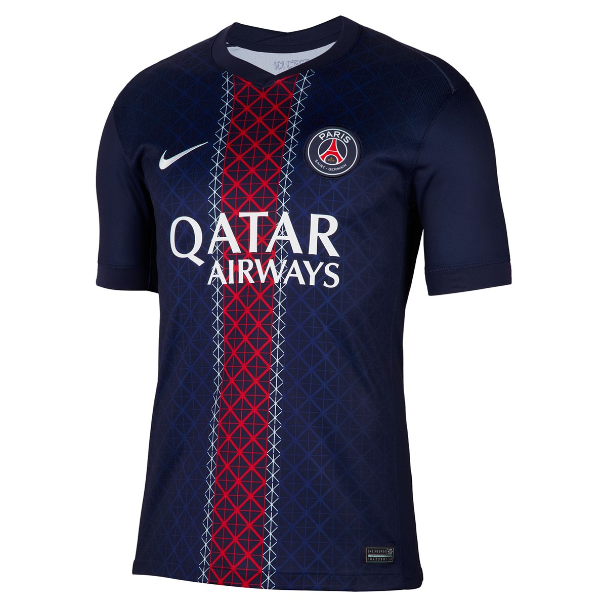 T-shirt de Homem 1.º Equipamento Paris Saint-Germain PSG 2025-2026 Stadium Azul-marinho-7