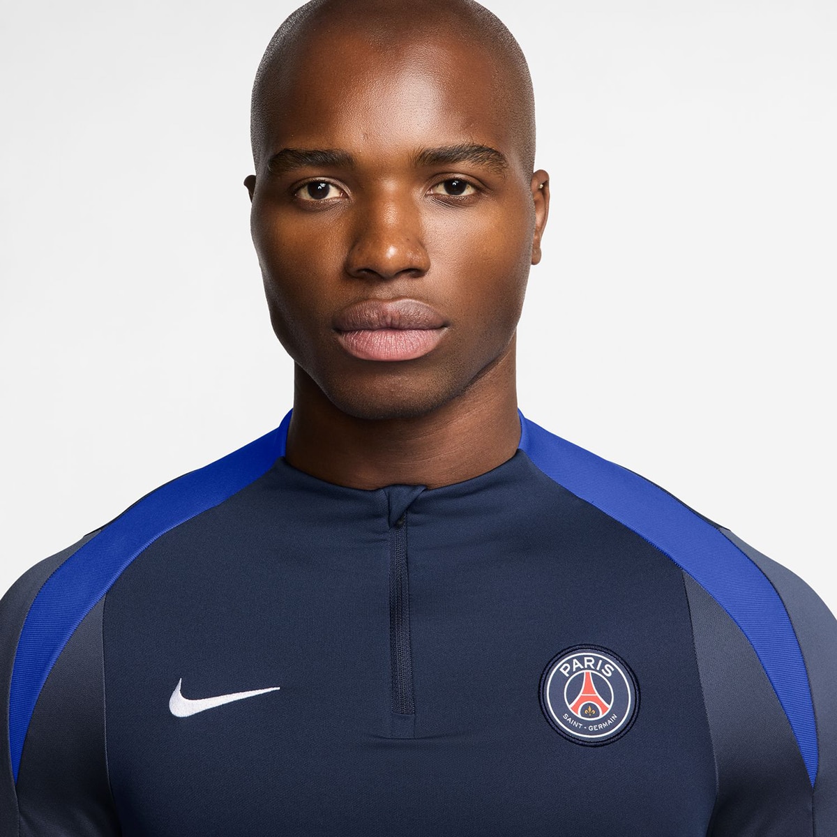 T-shirt de Homem Paris Saint-Germain PSG 2025-2026 Strike Azul-marinho-3