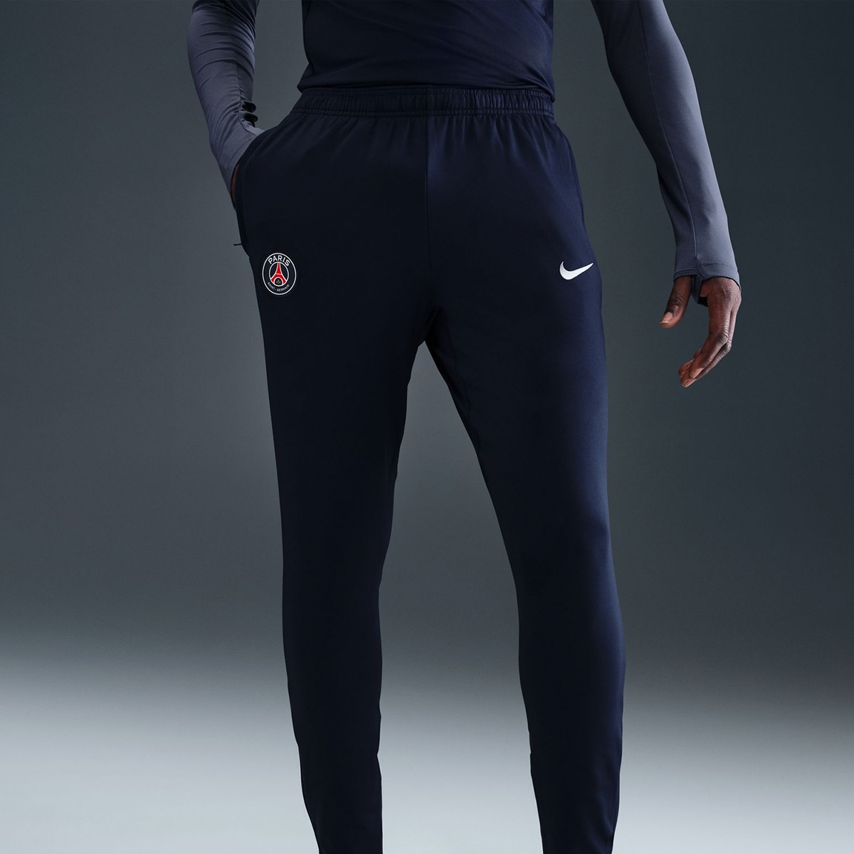 Calças de Homem Paris Saint-Germain PSG 2025-2026 Strike Azul-marinho-5