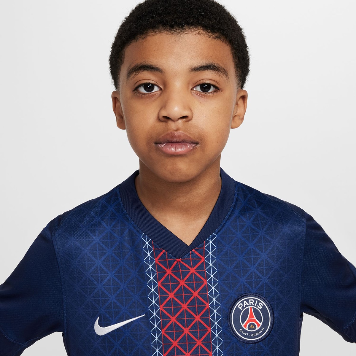 T-shirt de Criança 1.º Equipamento Paris Saint-Germain PSG 2025-2026 Stadium Azul-marinho-6