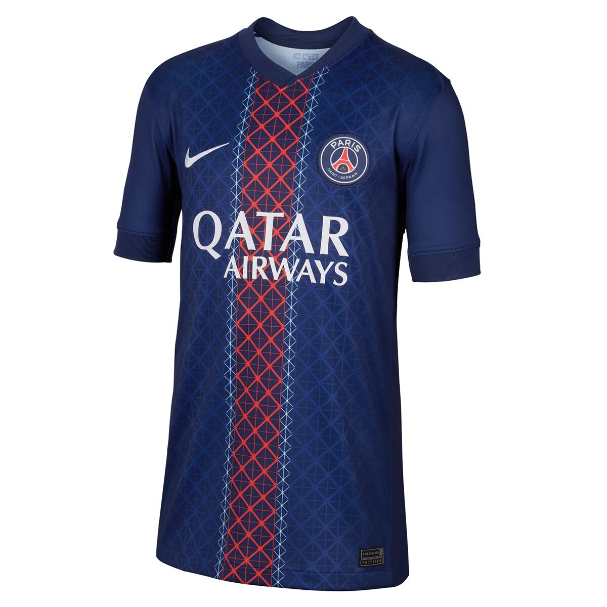 T-shirt de Criança 1.º Equipamento Paris Saint-Germain PSG 2025-2026 Stadium Azul-marinho-11