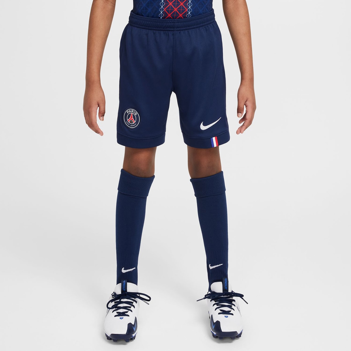 Calções de Criança 1.º Equipamento Paris Saint-Germain PSG 2025-2026 Stadium Azul-marinho-3