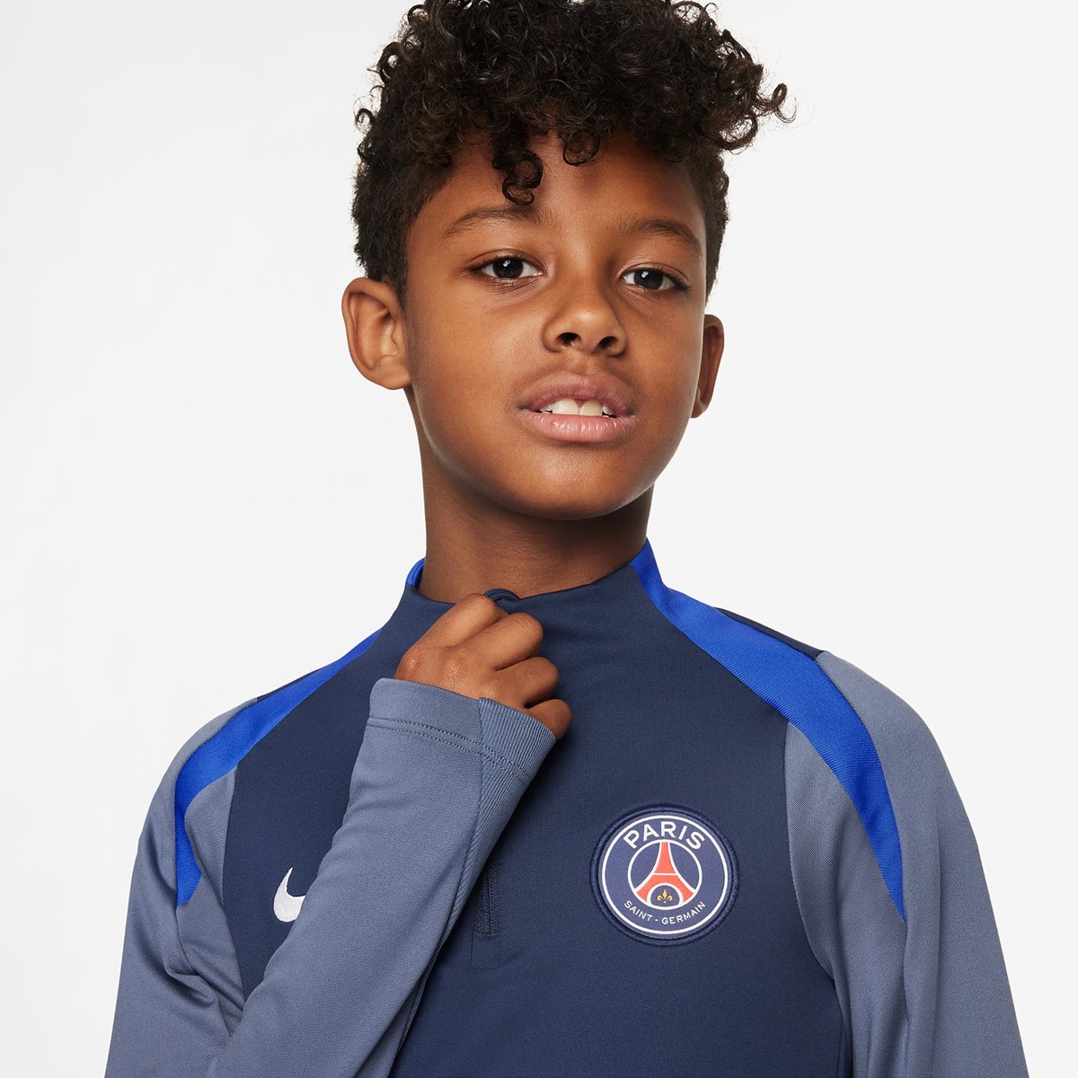 T-shirt de Homem Paris Saint-Germain PSG Strike Azul-marinho-3