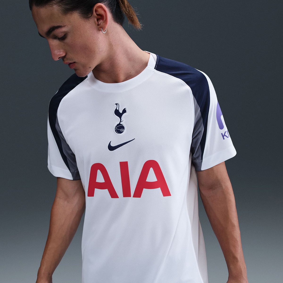 T-shirt de Homem 1.º Equipamento Tottenham Hotspur 2025-2026 Stadium Branco-1