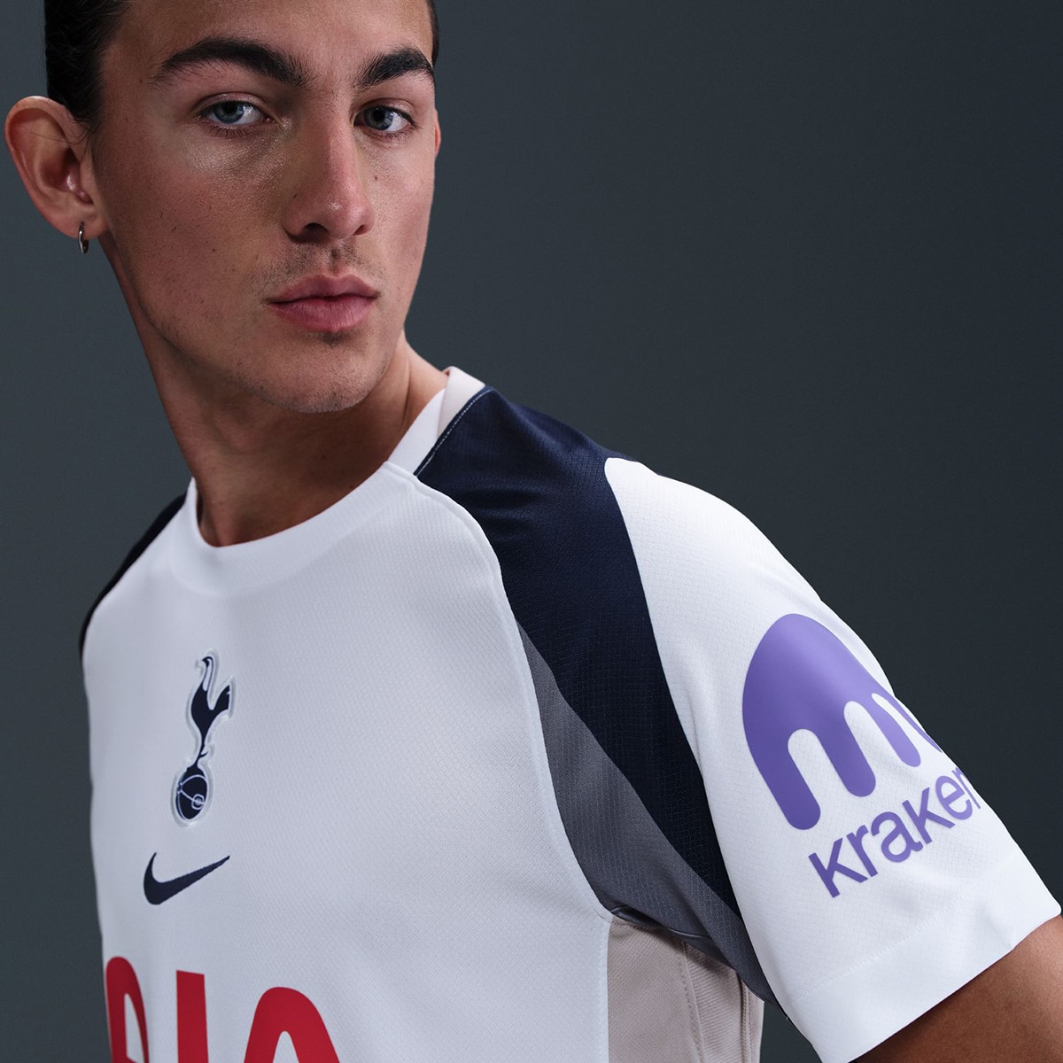 T-shirt de Homem 1.º Equipamento Tottenham Hotspur 2025-2026 Stadium Branco-6