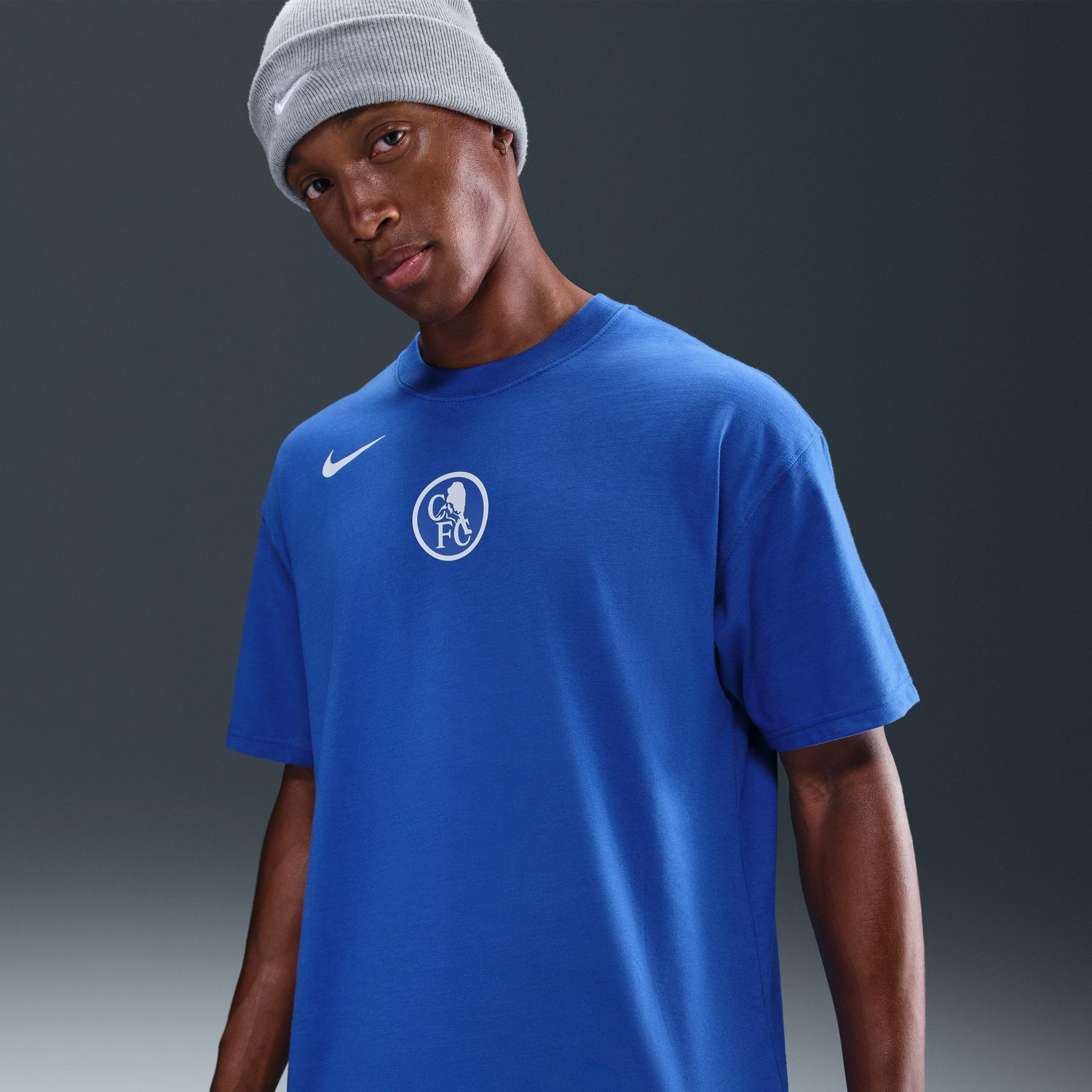 T-shirt de Homem Chelsea FC 2025-2026 Total 90 Remix Azul-2