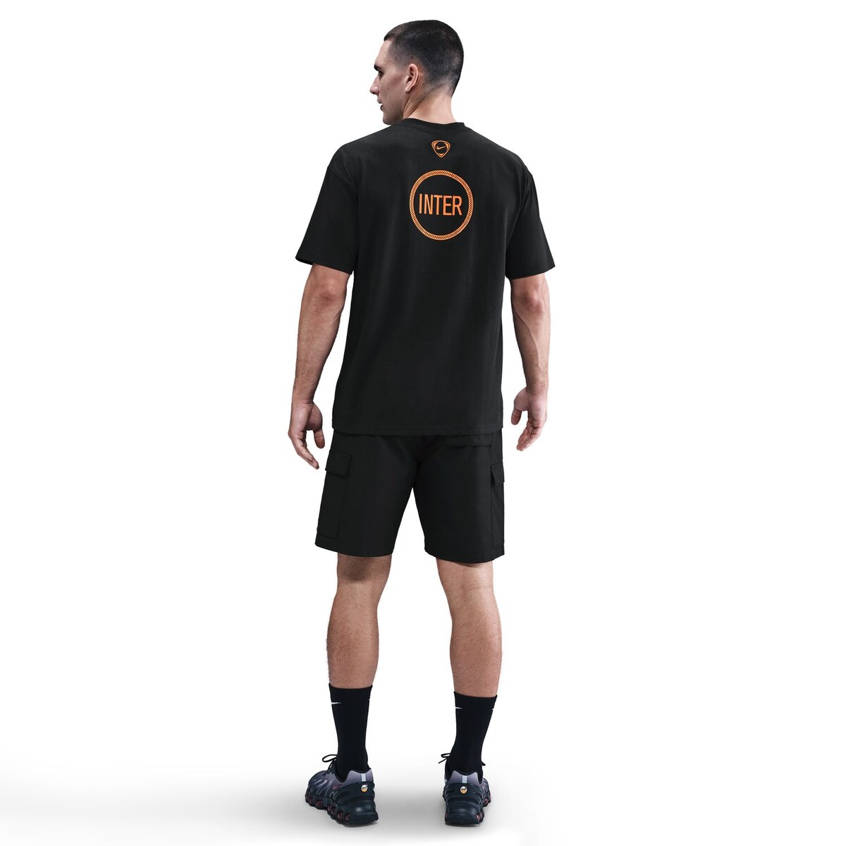 T-shirt de Homem Inter de Milão 2025-2026 Total 90 Remix Preto-2