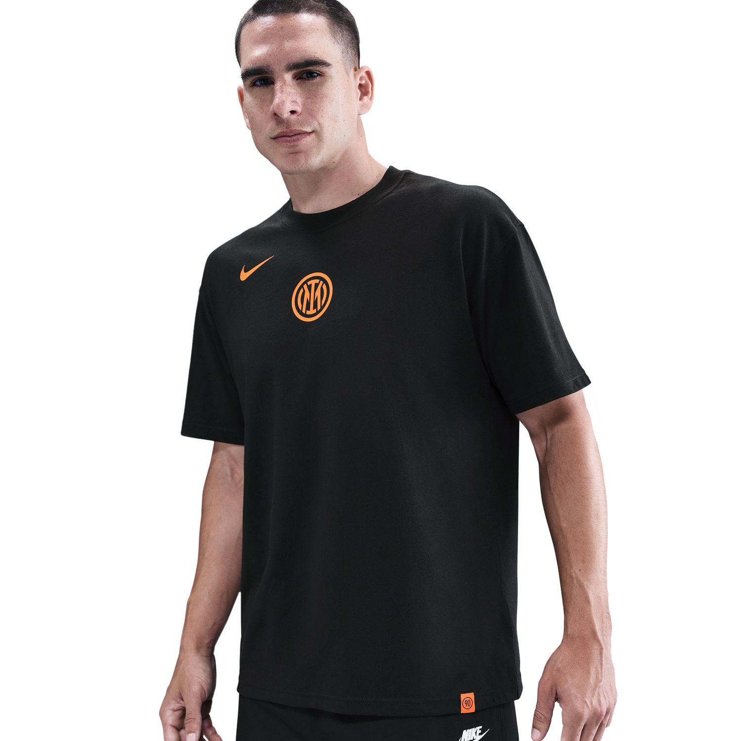 T-shirt de Homem Inter de Milão 2025-2026 Total 90 Remix Preto-3