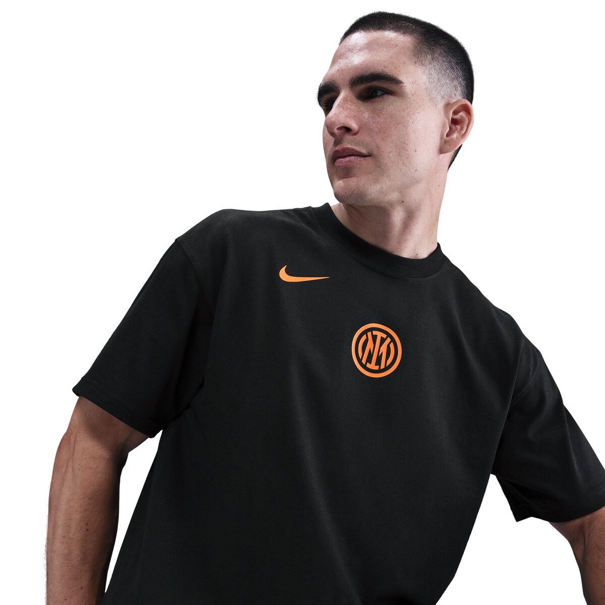 T-shirt de Homem Inter de Milão 2025-2026 Total 90 Remix Preto-4