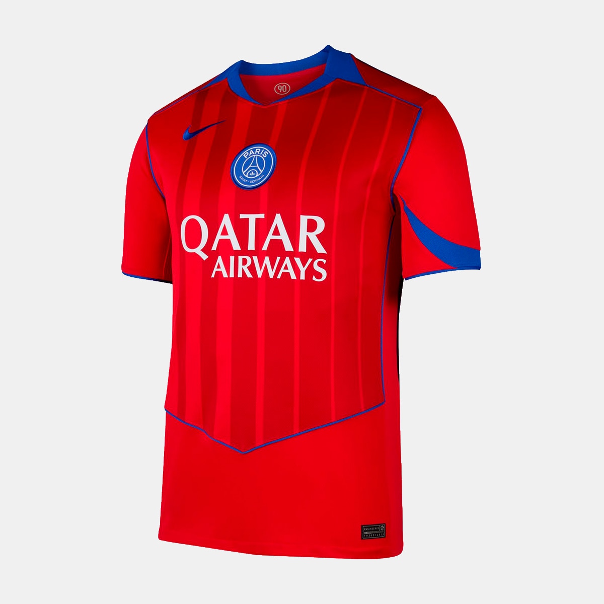 T-shirt de Homem 3.º Equipamento Paris Saint-Germain PSG 2025-2026 Stadium Vermelho-1