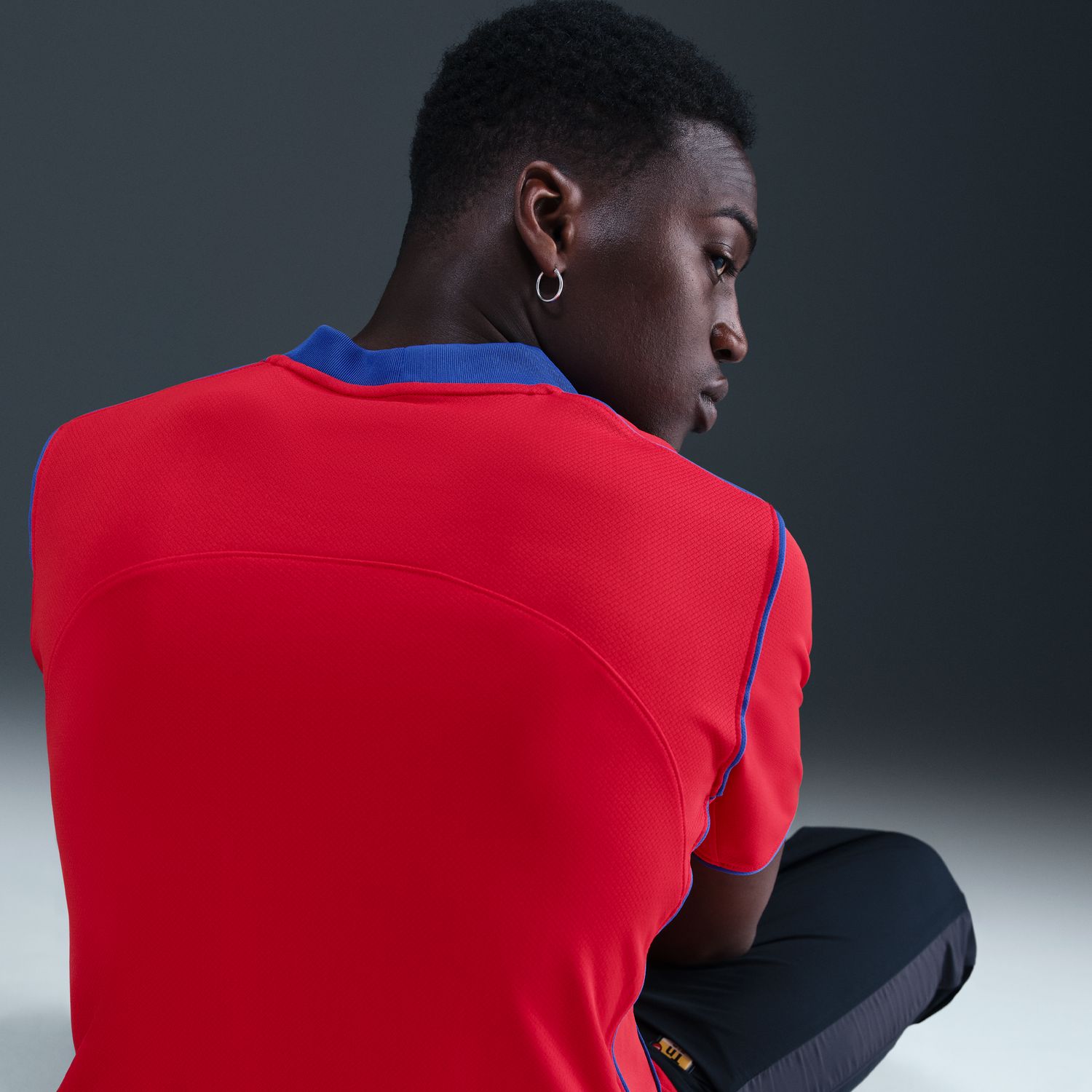 T-shirt de Homem 3.º Equipamento Paris Saint-Germain PSG 2025-2026 Stadium Vermelho-6