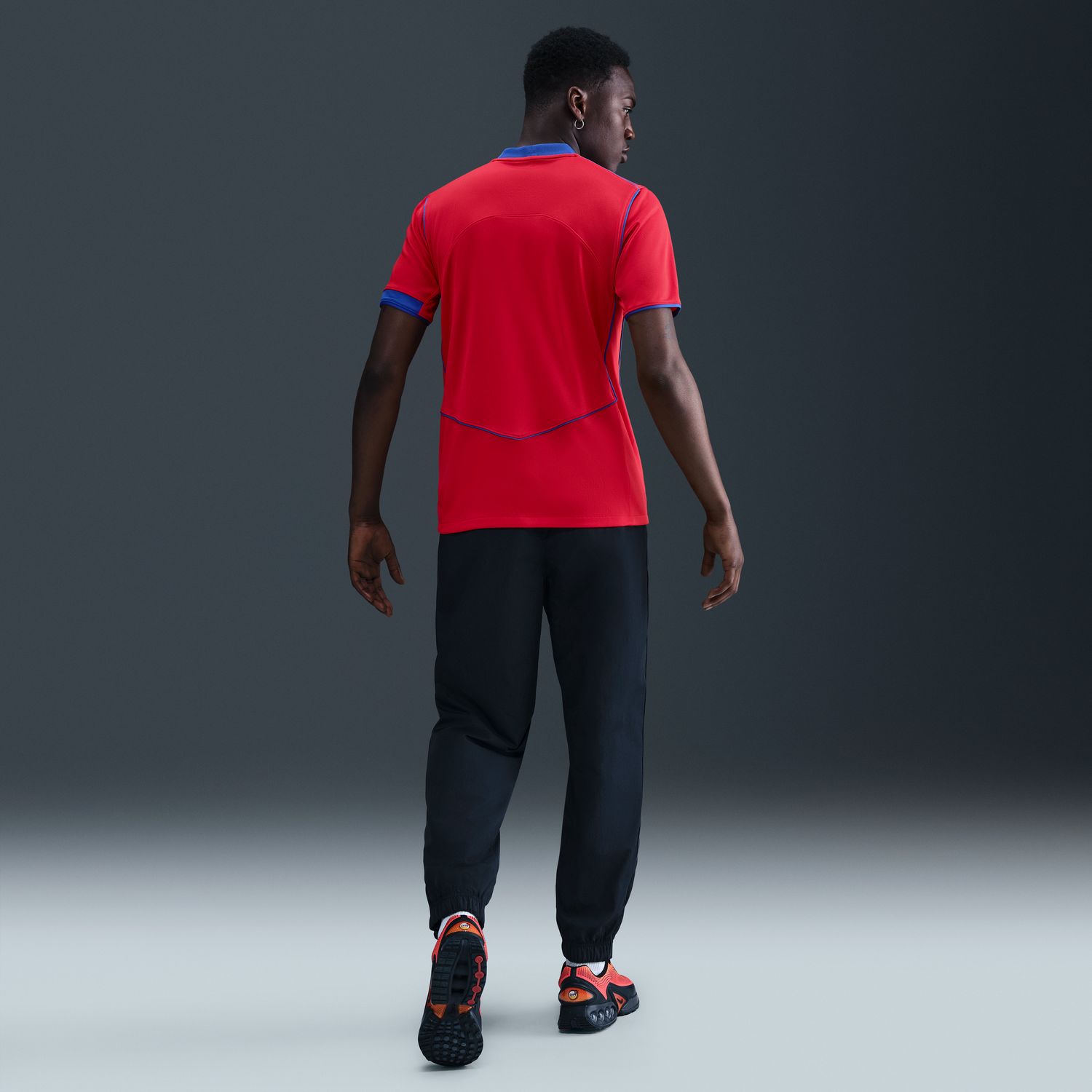 T-shirt de Homem 3.º Equipamento Paris Saint-Germain PSG 2025-2026 Stadium Vermelho-8
