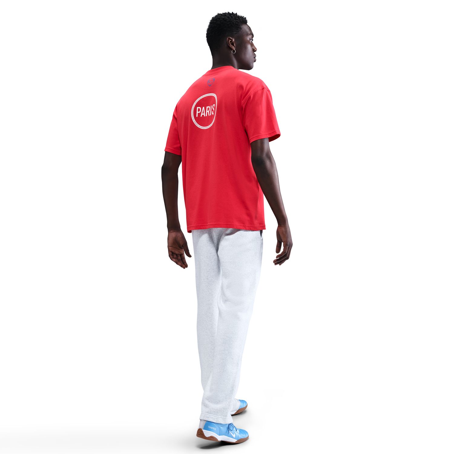 T-shirt de Homem Paris Saint-Germain PSG 2025-2026 Total 90 Remix Vermelho-2