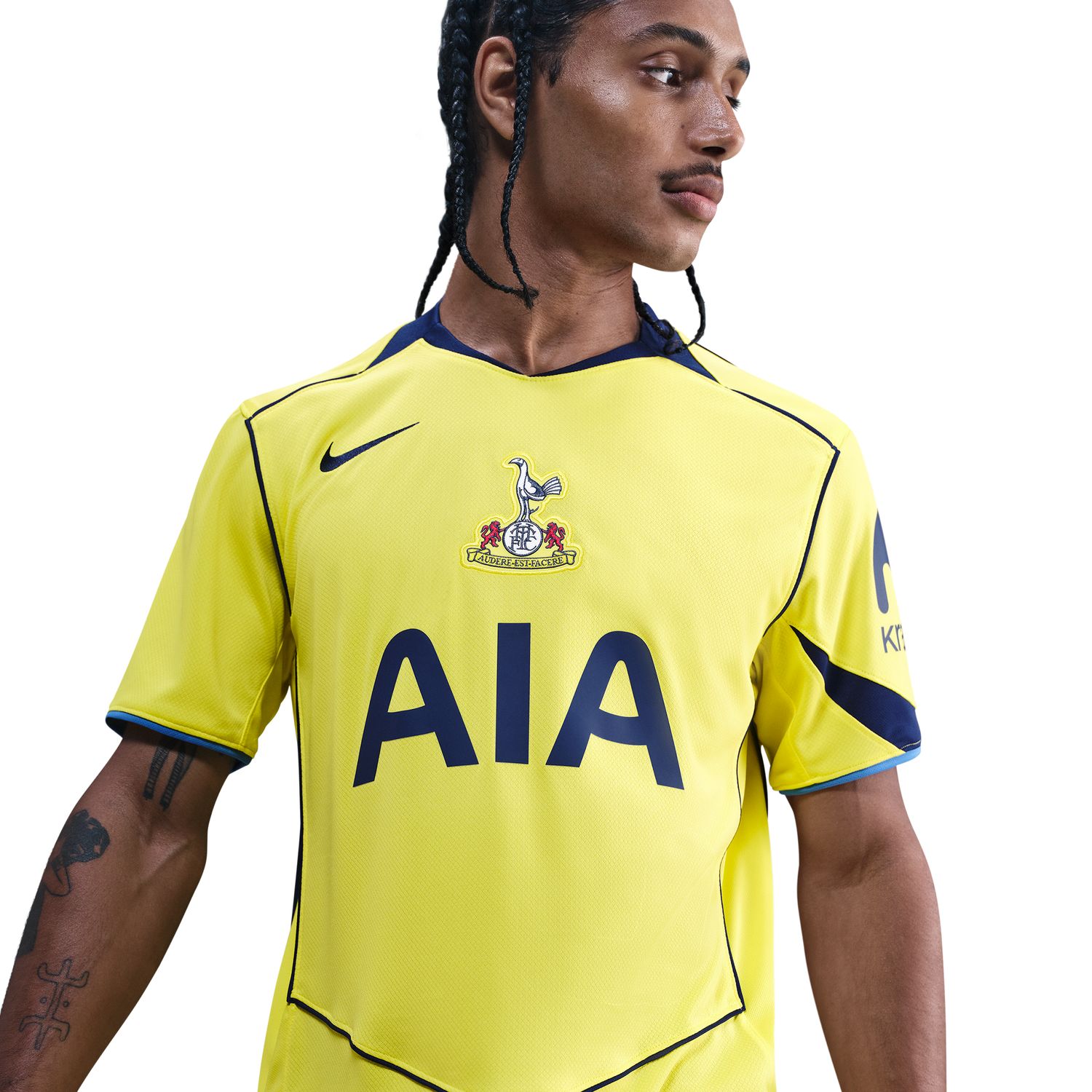 T-shirt de Homem 3.º Equipamento Tottenham Hotspur 2025-2026 Stadium Amarelo-3