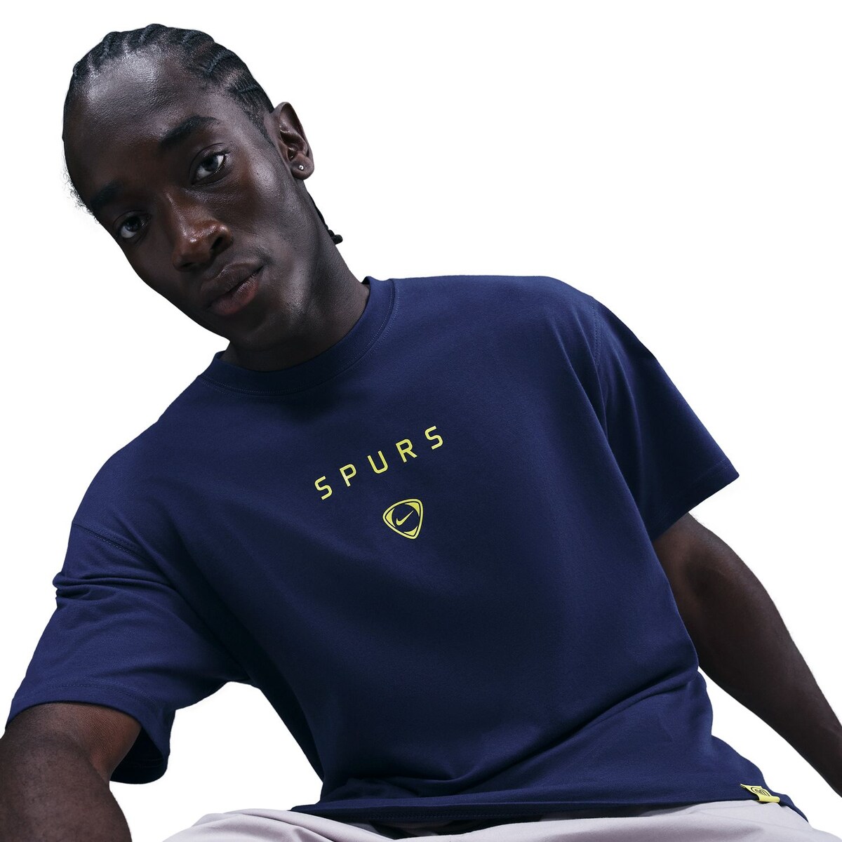 T-shirt de Homem Tottenham Hotspur 2025-2026 Total 90 Wordmark Azul-4