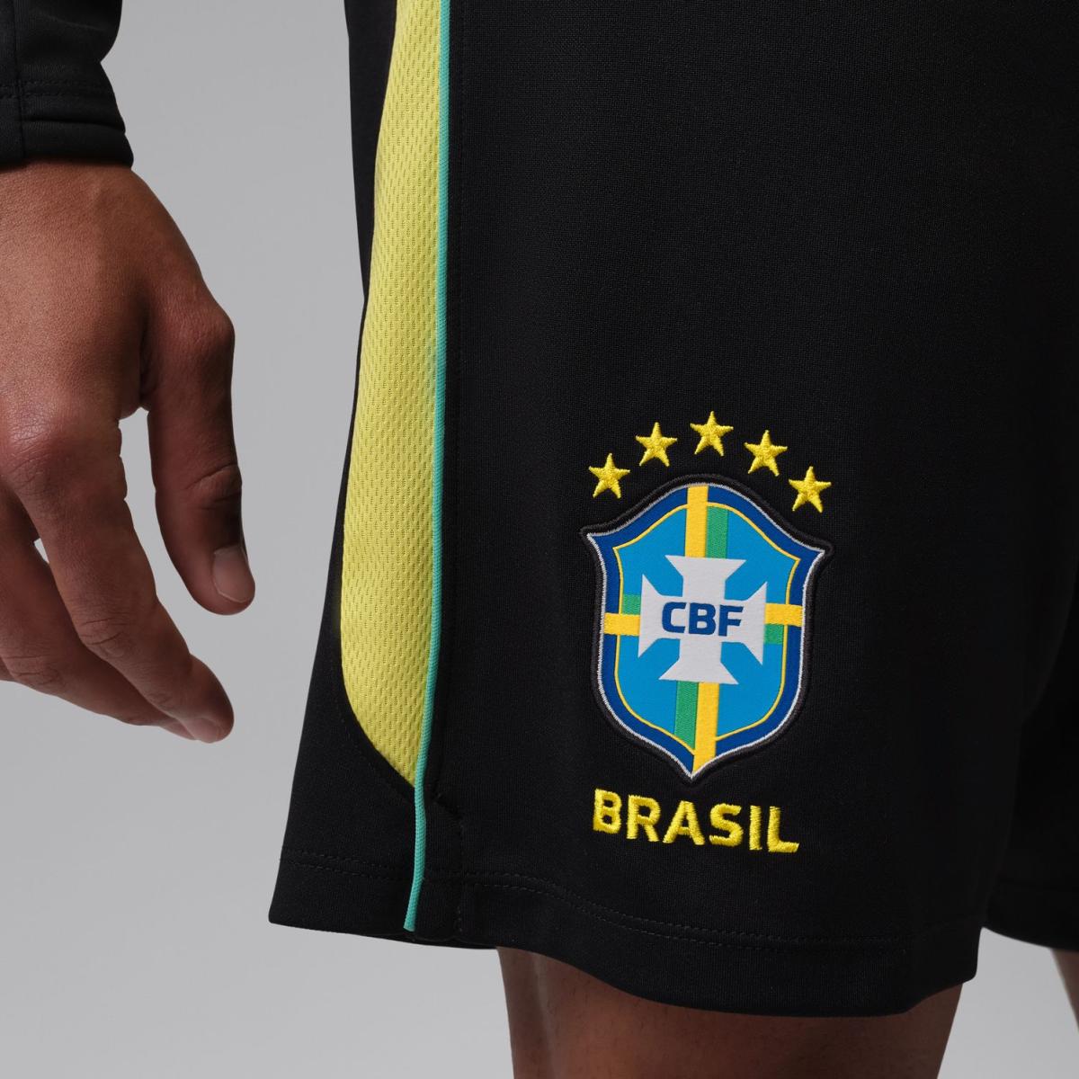 Calções de Homem Brasil Mundial 2026 Academy Pro Preto-3