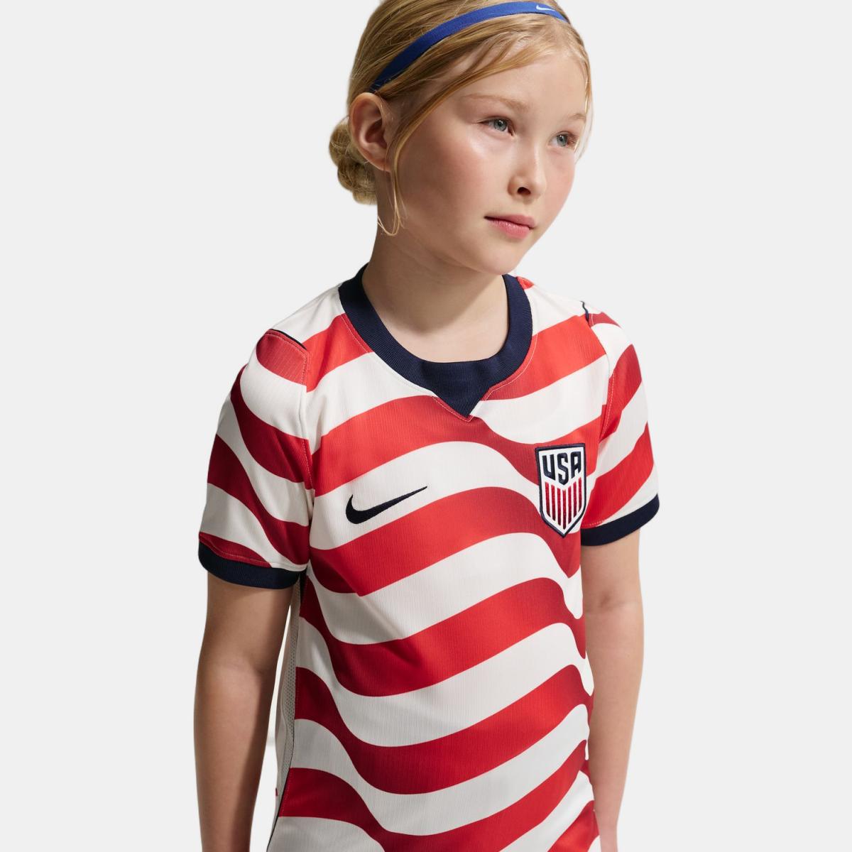Imagem 0 de T-shirt de Criança 1.º Equipamento Estados Unidos Mundial 2026 Stadium