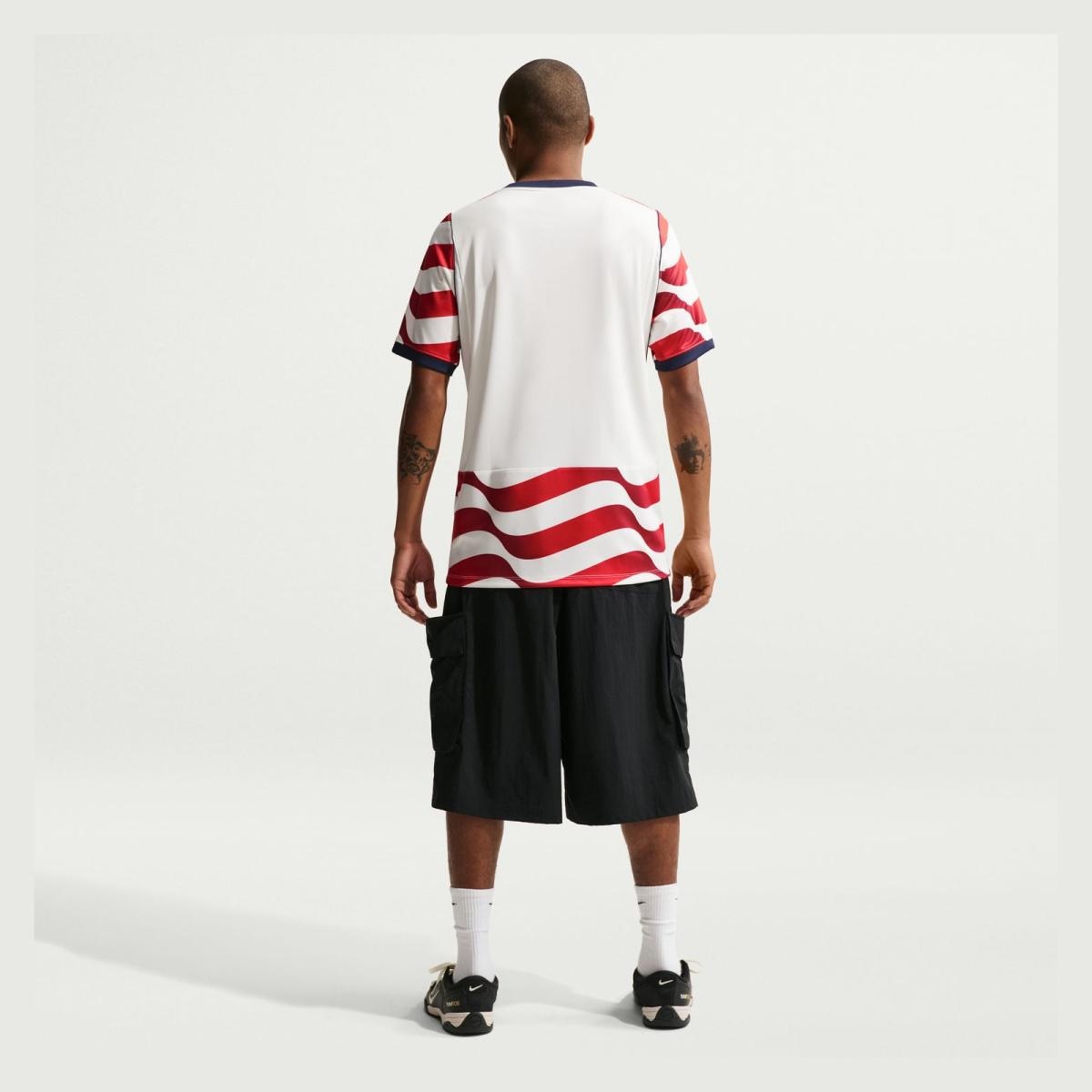 T-shirt de Homem 1.º Equipamento Estados Unidos Mundial 2026 Stadium Branco-6