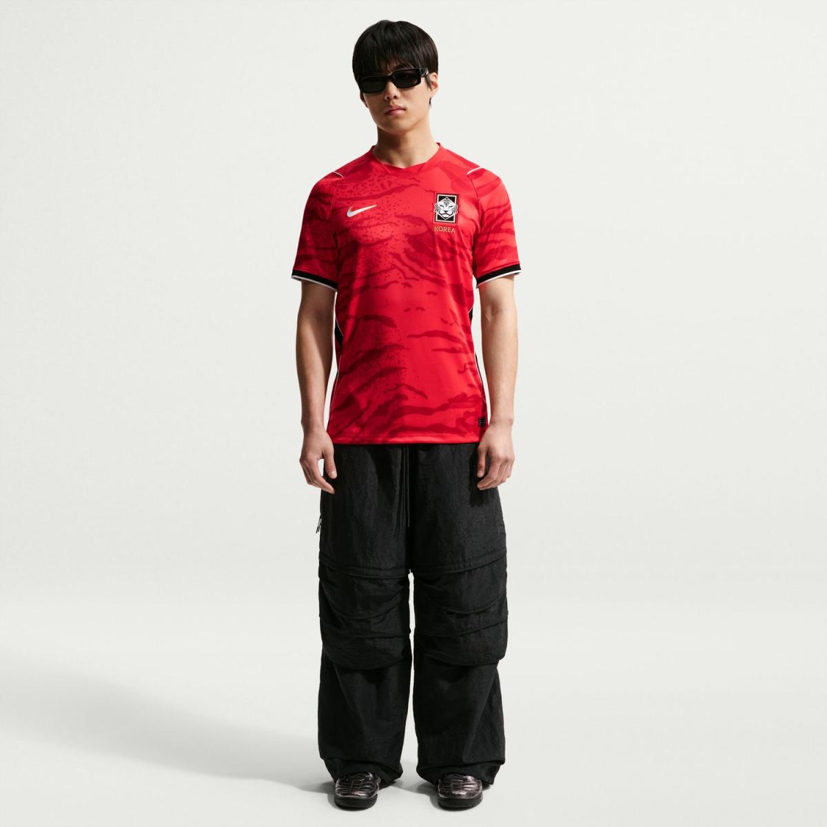 T-shirt de Homem 1.º Equipamento Korea Stadium 2026 Stadium Vermelho-2