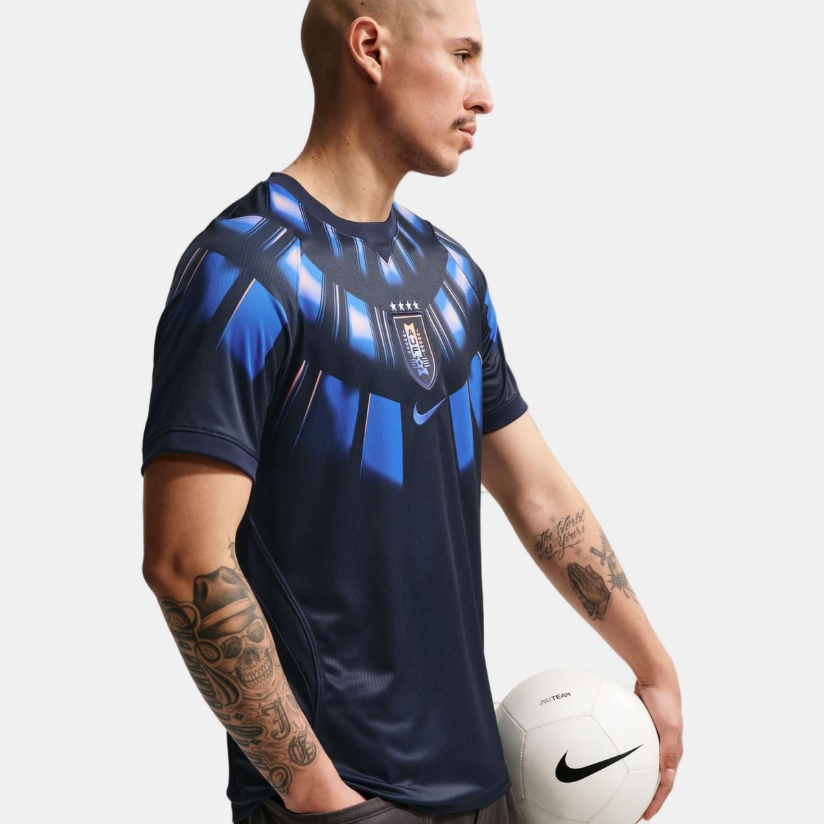 T-shirt de Homem 2.º Equipamento Uruguay Stadium 2026 Stadium Azul-escuro-2