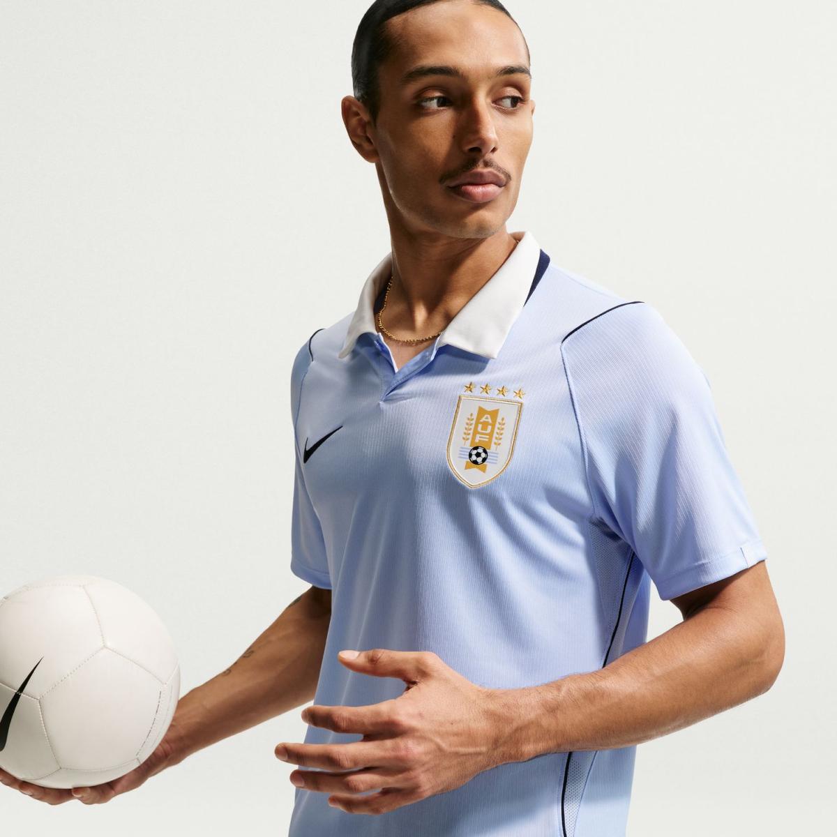 T-shirt de Homem 1.º Equipamento Uruguay Stadium 2026 Stadium Azul-5