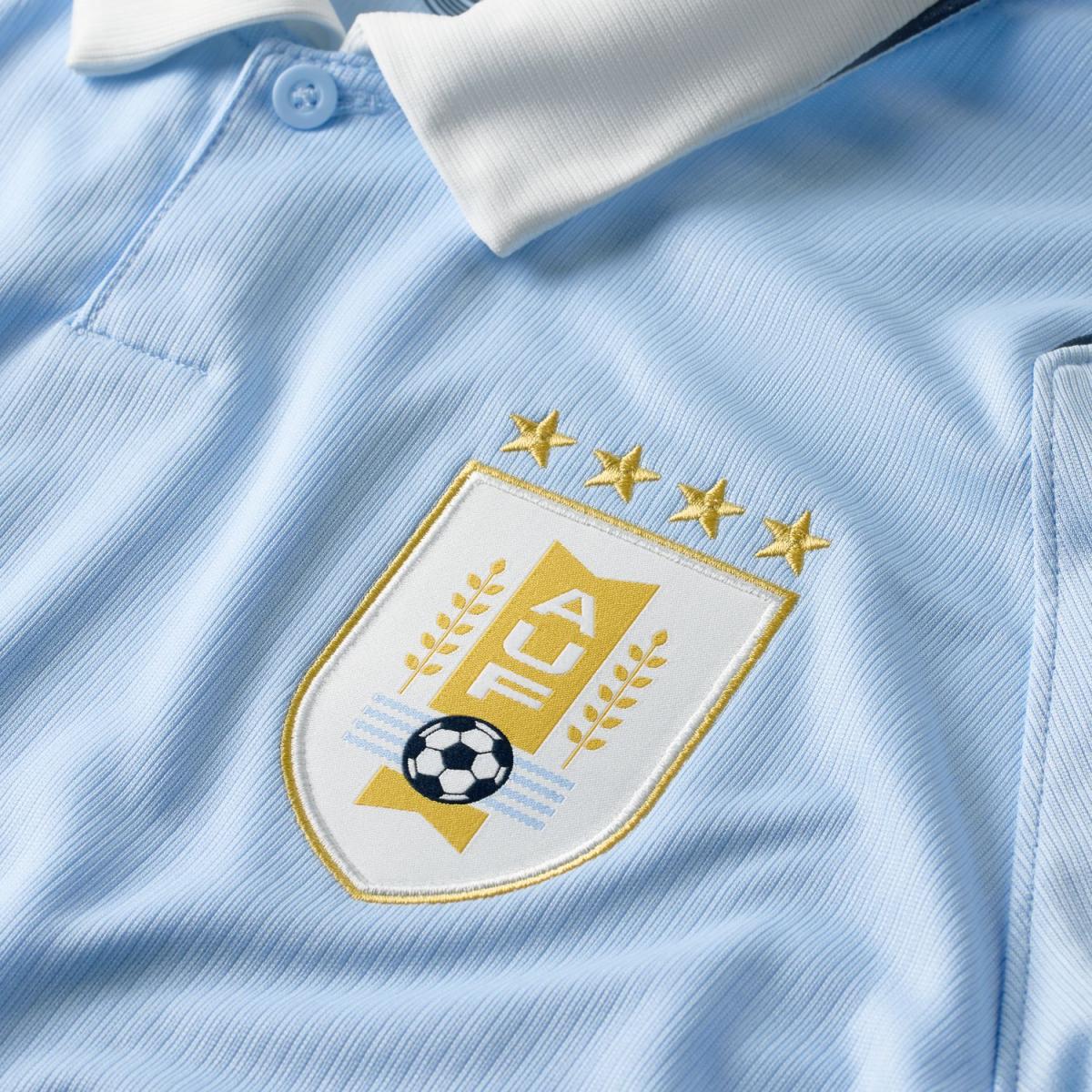 T-shirt de Homem 1.º Equipamento Uruguay Stadium 2026 Stadium Azul-6