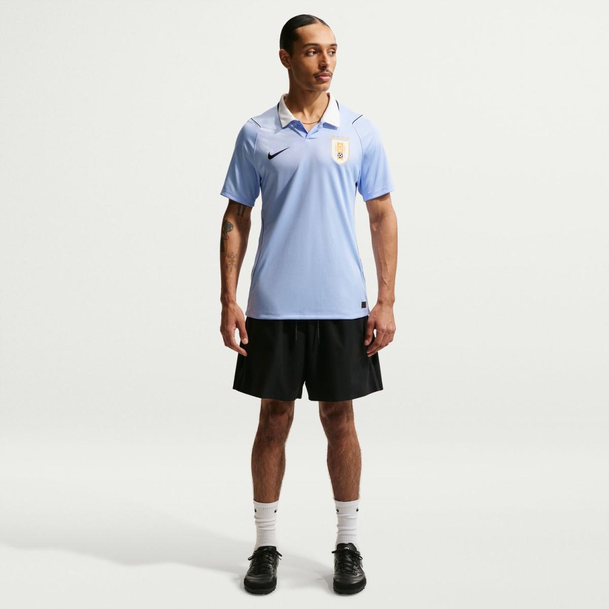 T-shirt de Homem 1.º Equipamento Uruguay Stadium 2026 Stadium Azul-8