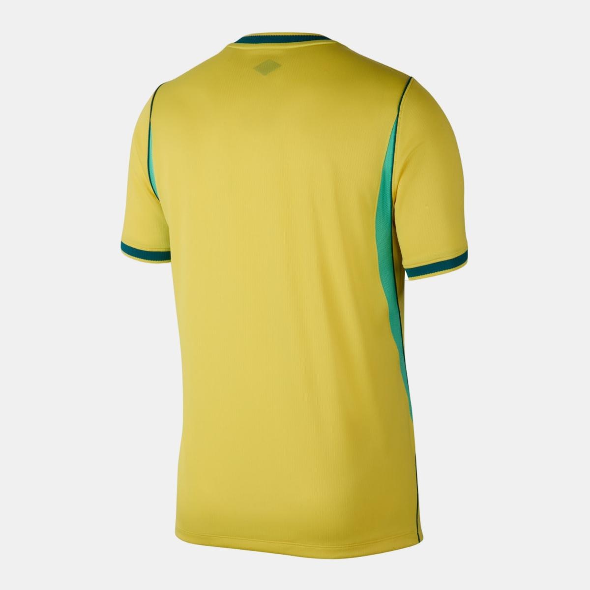 T-shirt de Homem 1.º Equipamento Brasil 2026 Stadium Amarelo-5
