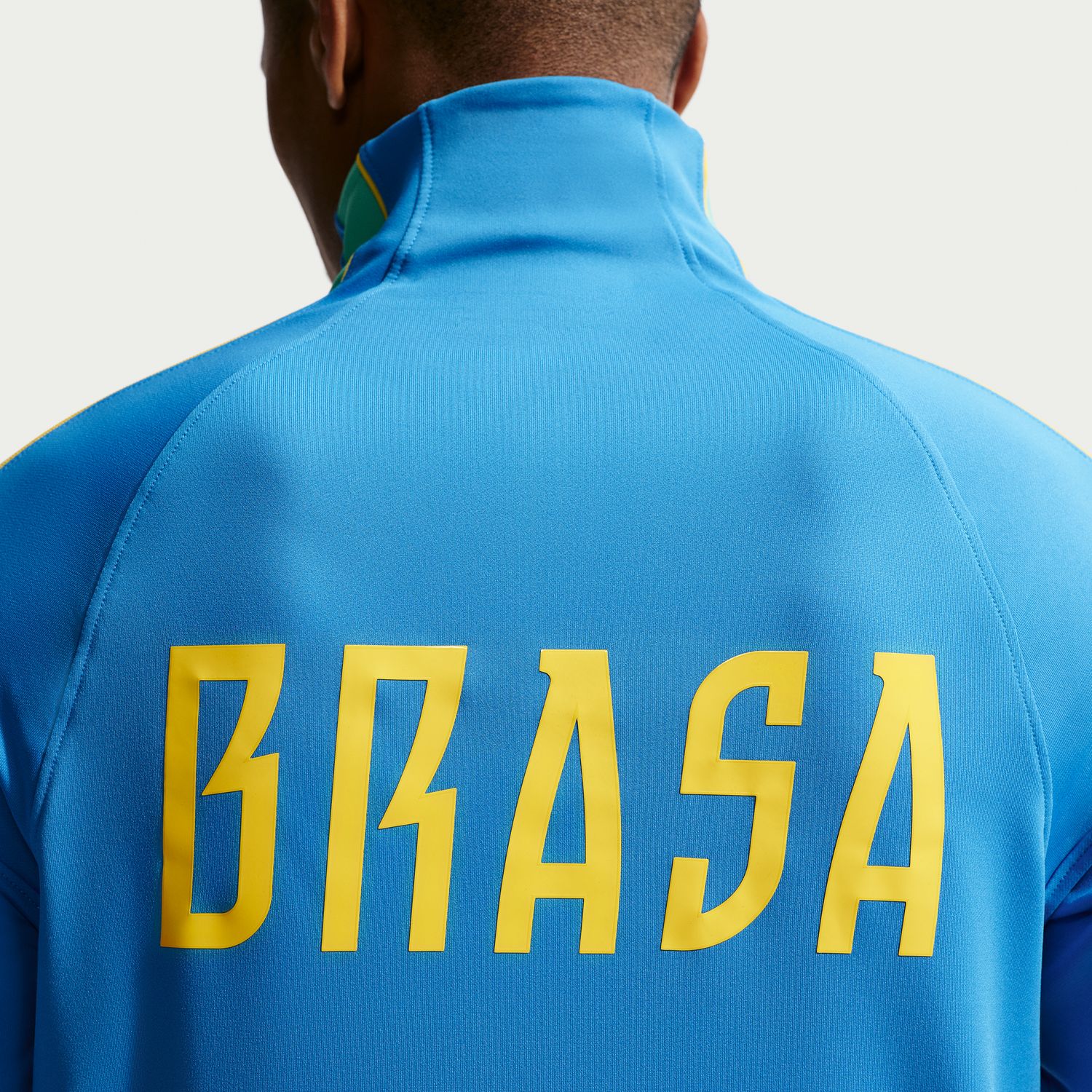 T-shirt de Homem Brasil 2026 Dri-FIT Strike Drill Top Azul-3
