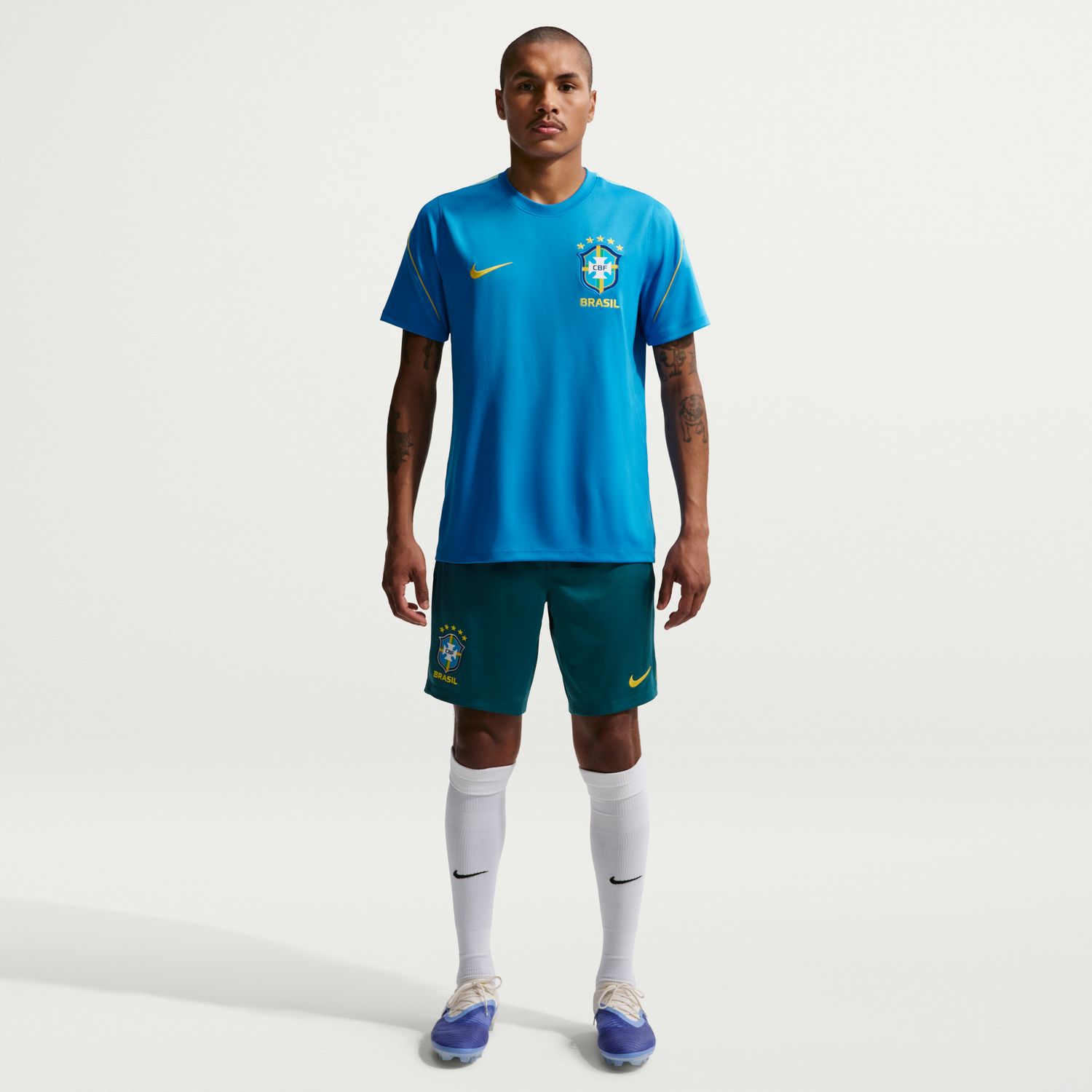 Calções de Homem Brasil 2026 Dri-FIT Strike Verde-2