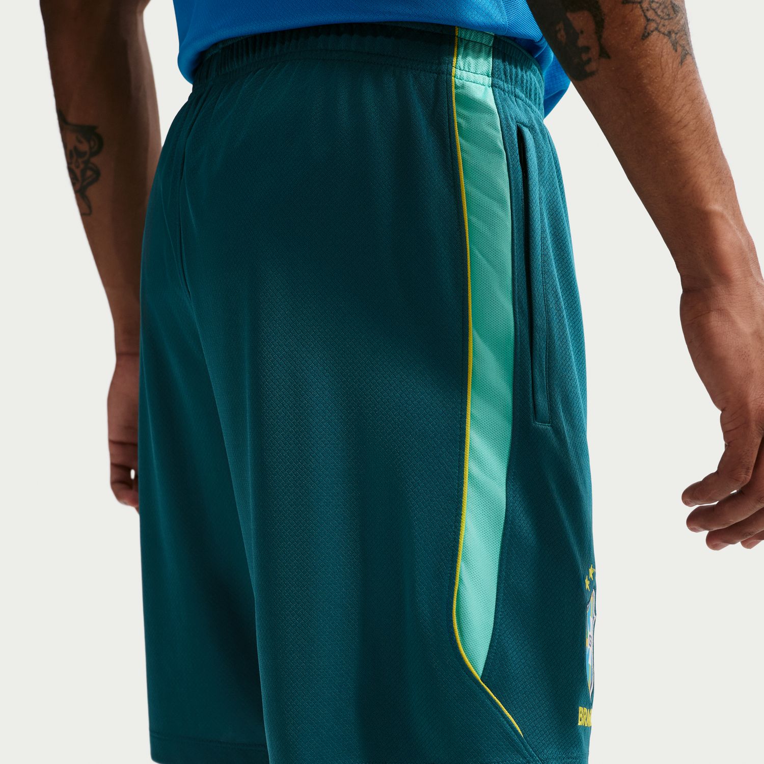 Calções de Homem Brasil 2026 Dri-FIT Strike Verde-3