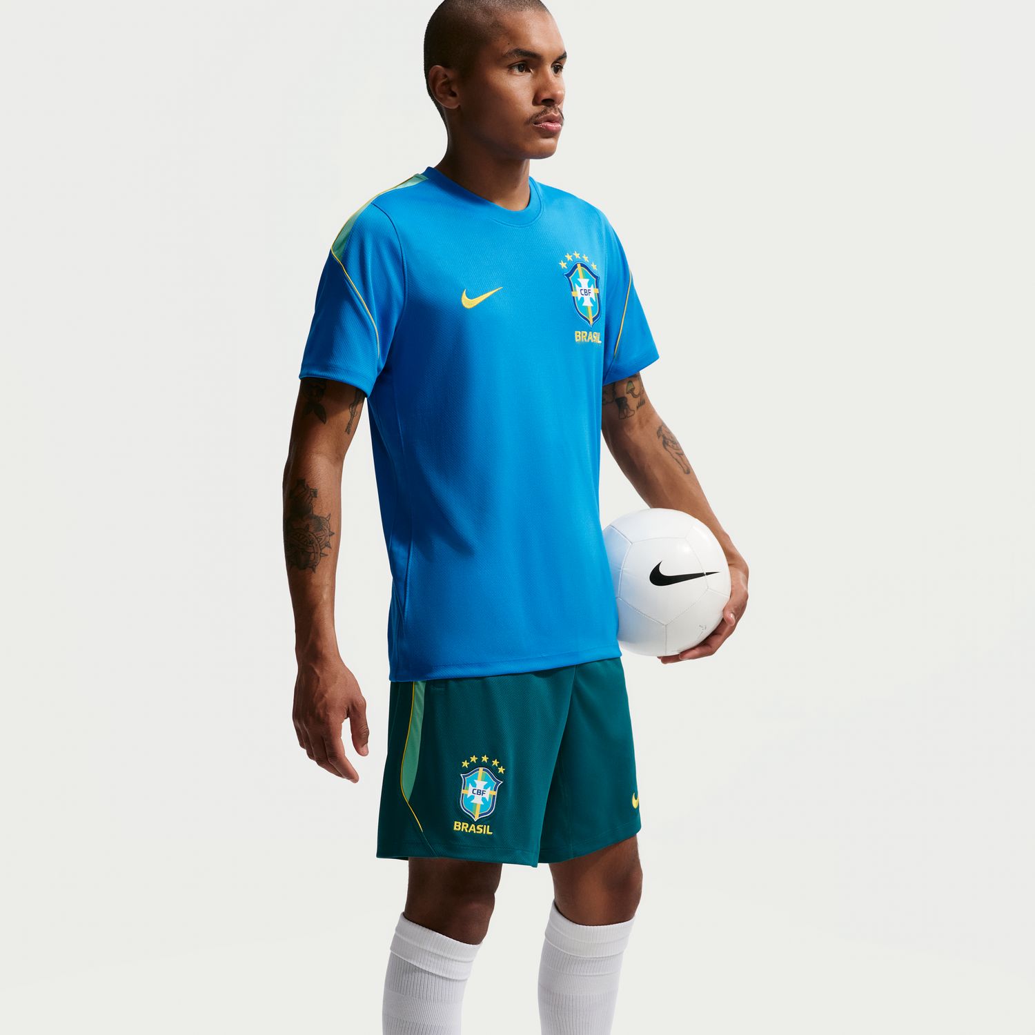 Calções de Homem Brasil 2026 Dri-FIT Strike Verde-4