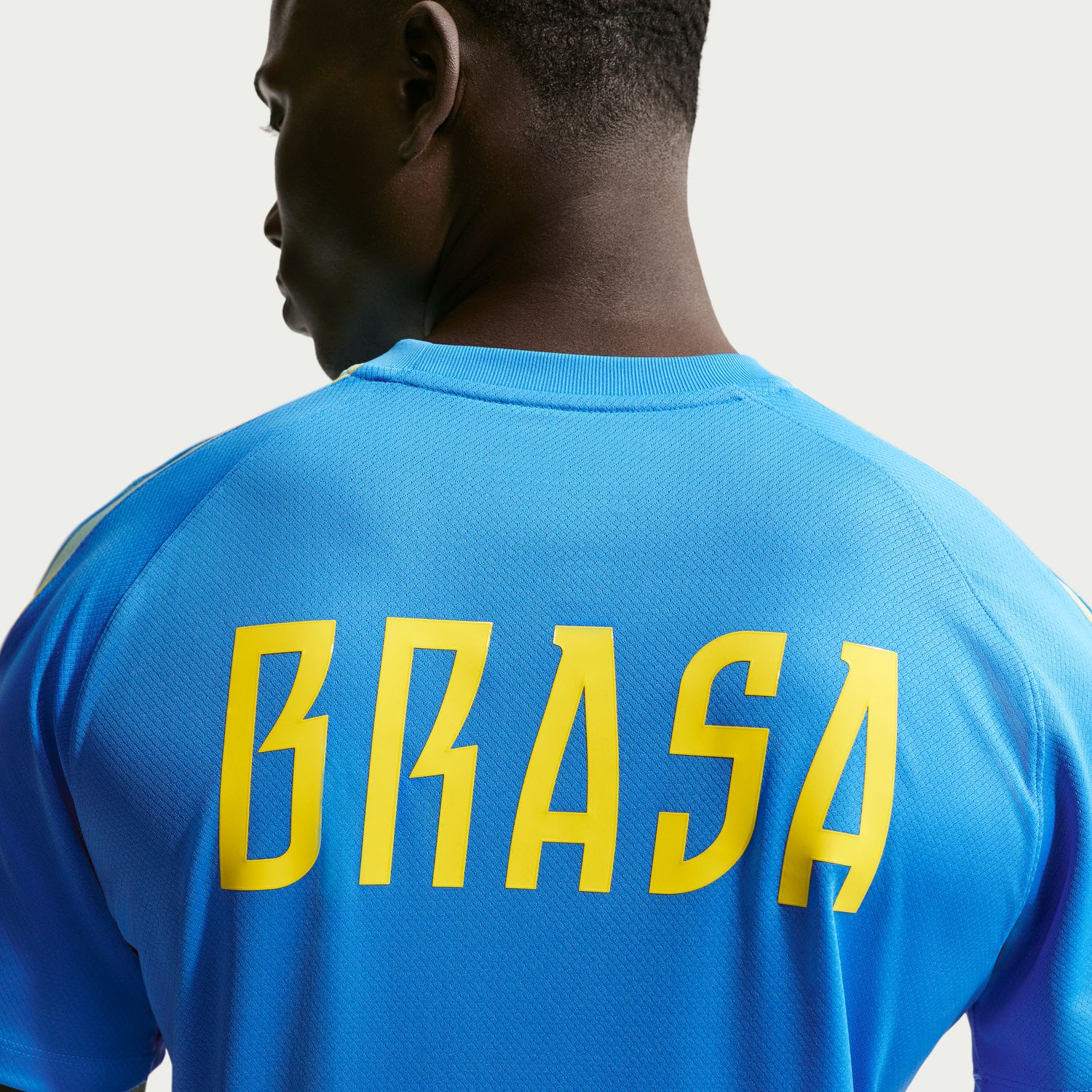 T-shirt de Homem Brasil 2026 Dri-FIT Strike Azul-3