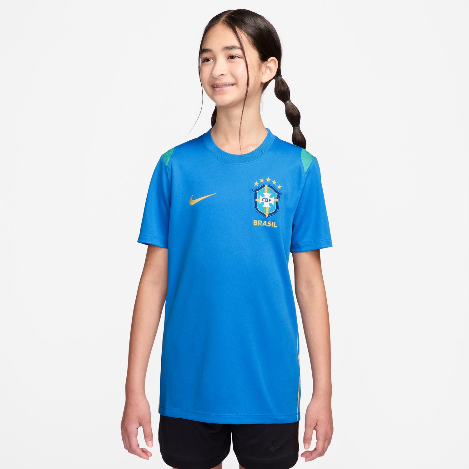 Imagem 0 de T-shirt de Criança Brasil 2026 Dri-FIT Academy Pro