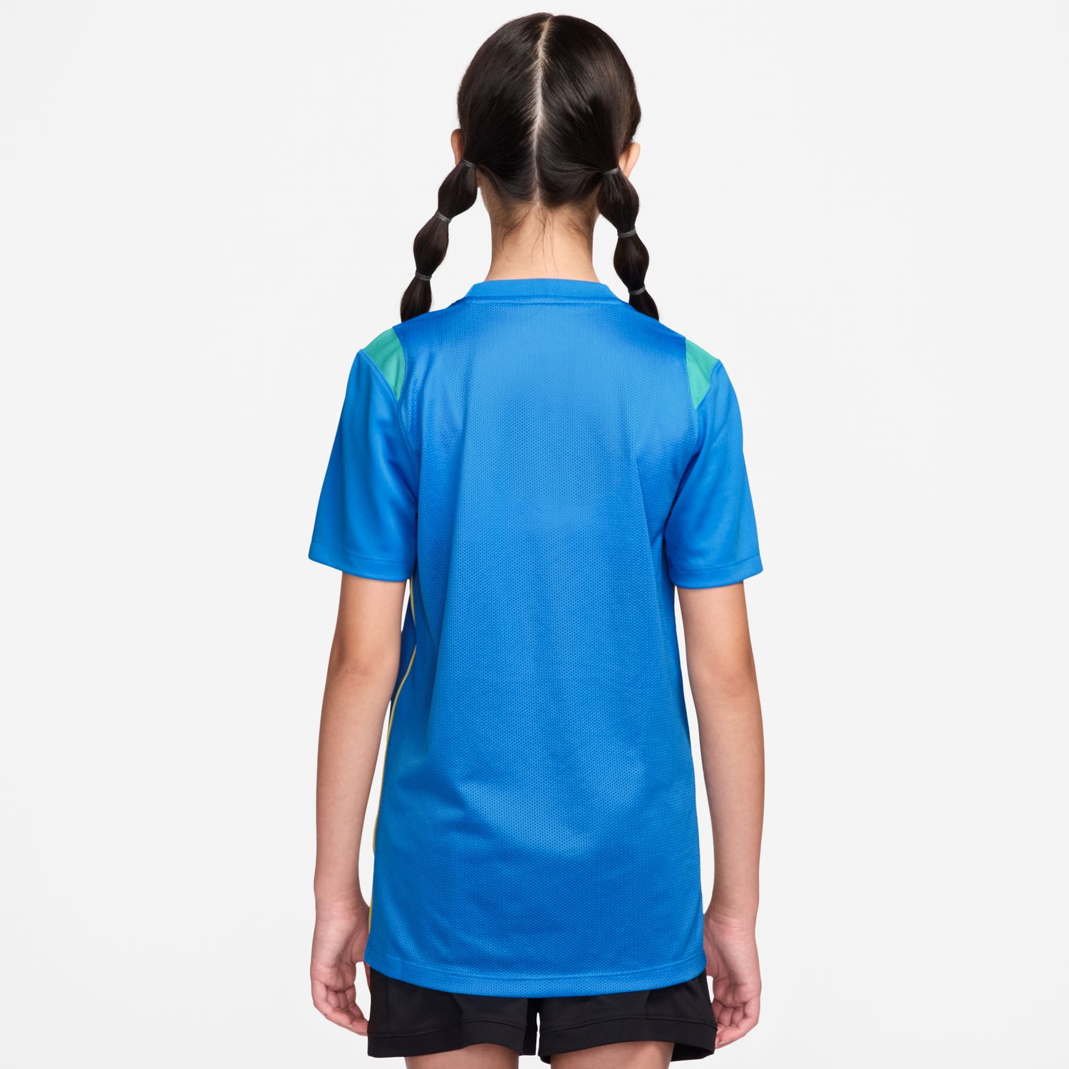 T-shirt de Criança Brasil 2026 Dri-FIT Academy Pro Azul-2