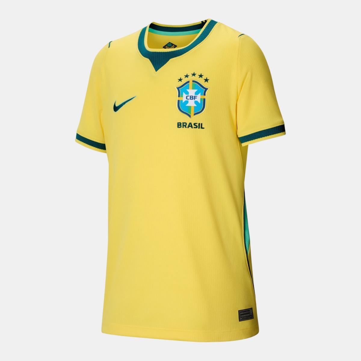 Imagem 0 de T-shirt de Criança 1.º Equipamento Brasil 2026 Stadium