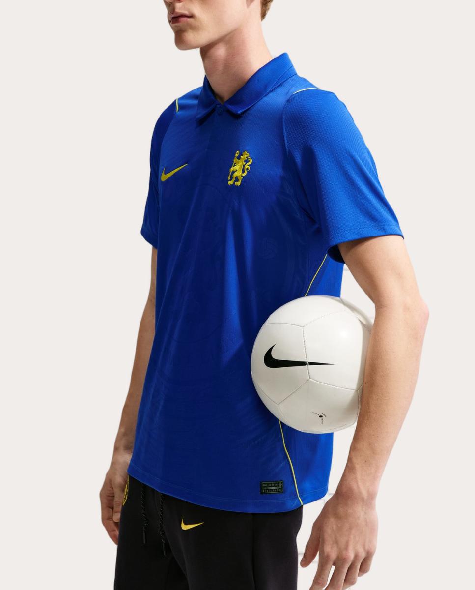 T-shirt de Homem 1.º Equipamento Chelsea FC 2026-2027 Stadium Azul-3