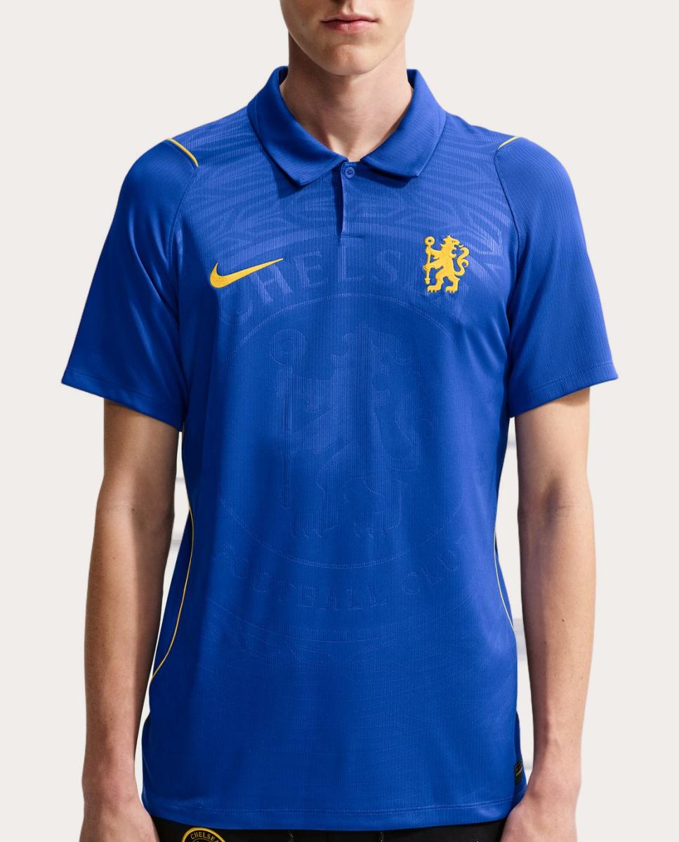 T-shirt de Homem 1.º Equipamento Chelsea FC 2026-2027 Stadium Azul-5