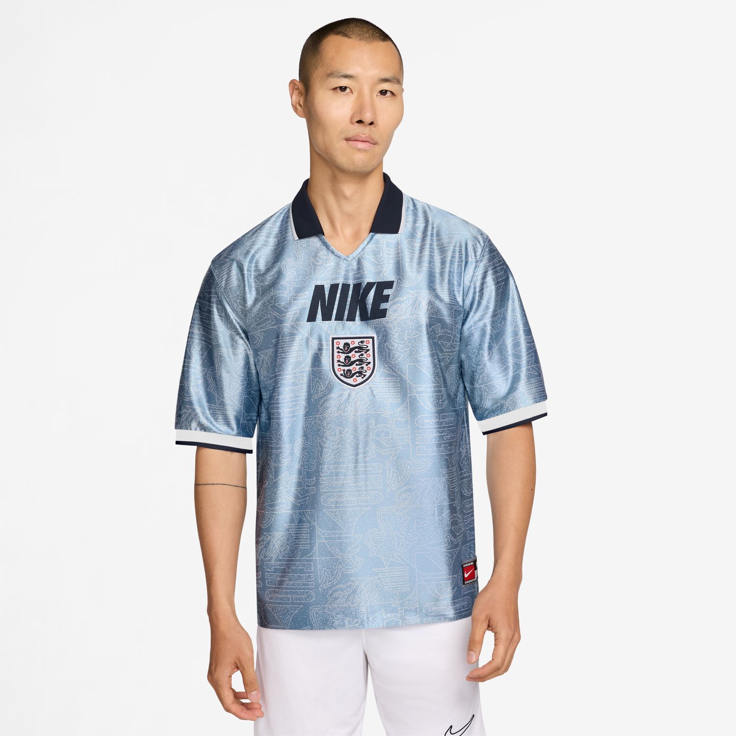 T-shirt de Homem Inglaterra 2026 Dri-FIT Energy Azul-1